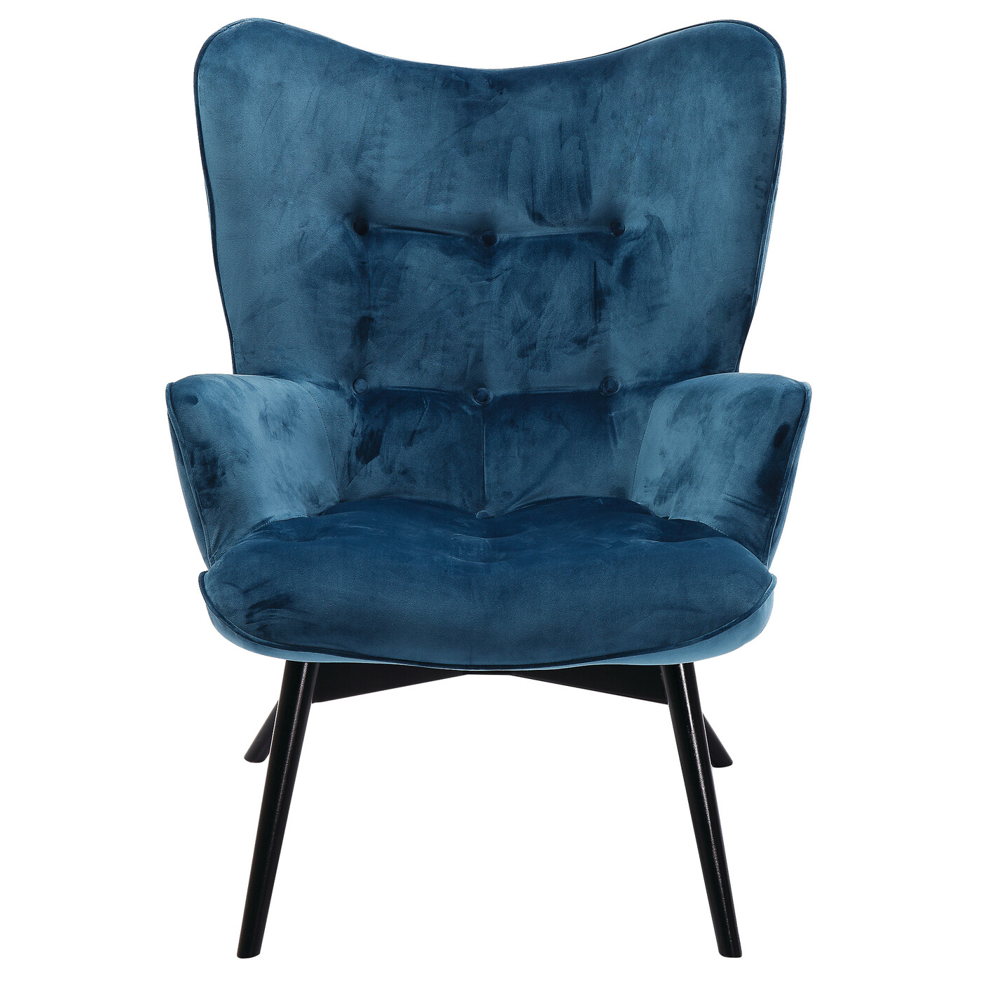 Кресло Black Vicky Velvet Bluegreen от KARE Design