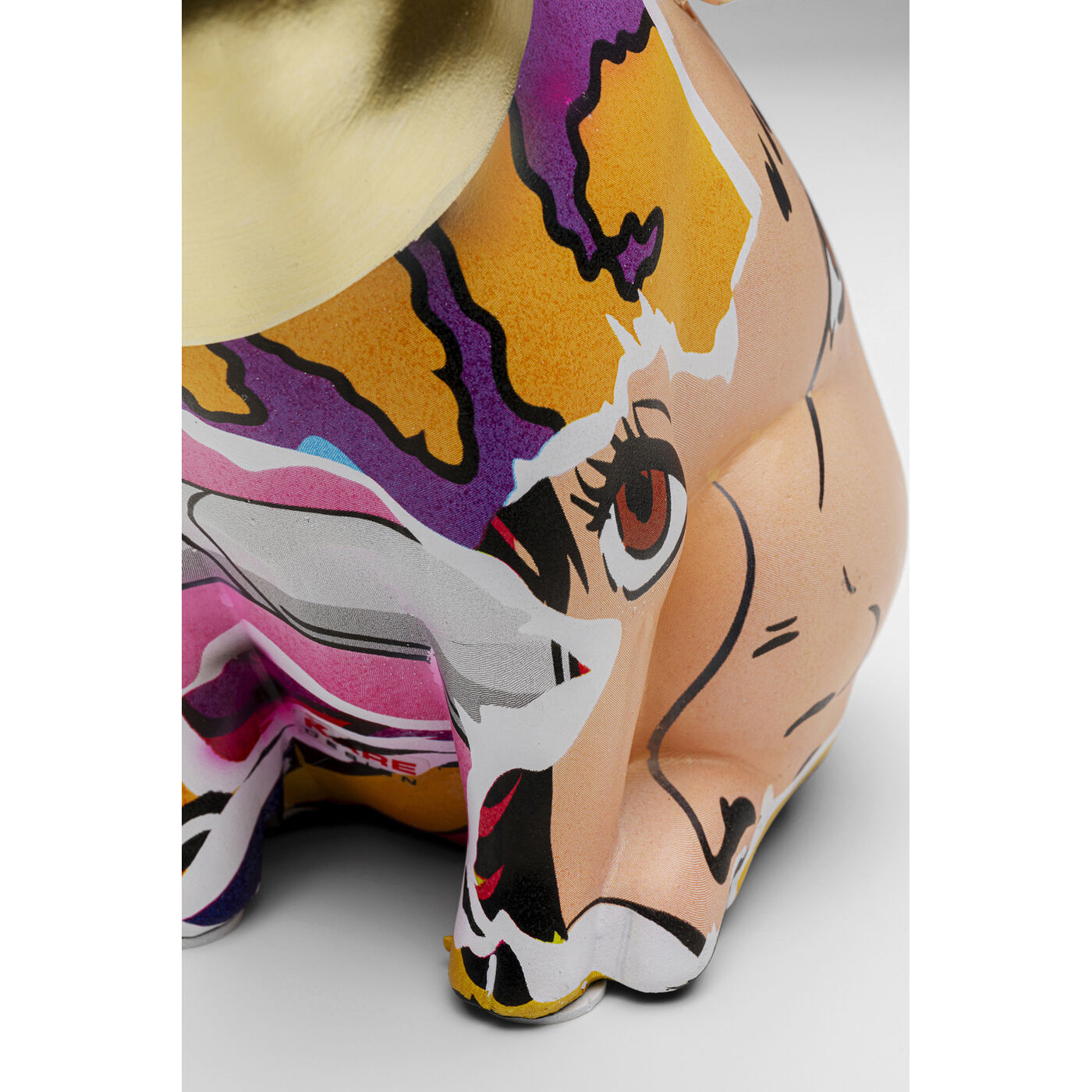 Фигура декоративная Graffiti Flying Pig «Летящая свинья-граффити» 16 см от KARE Design