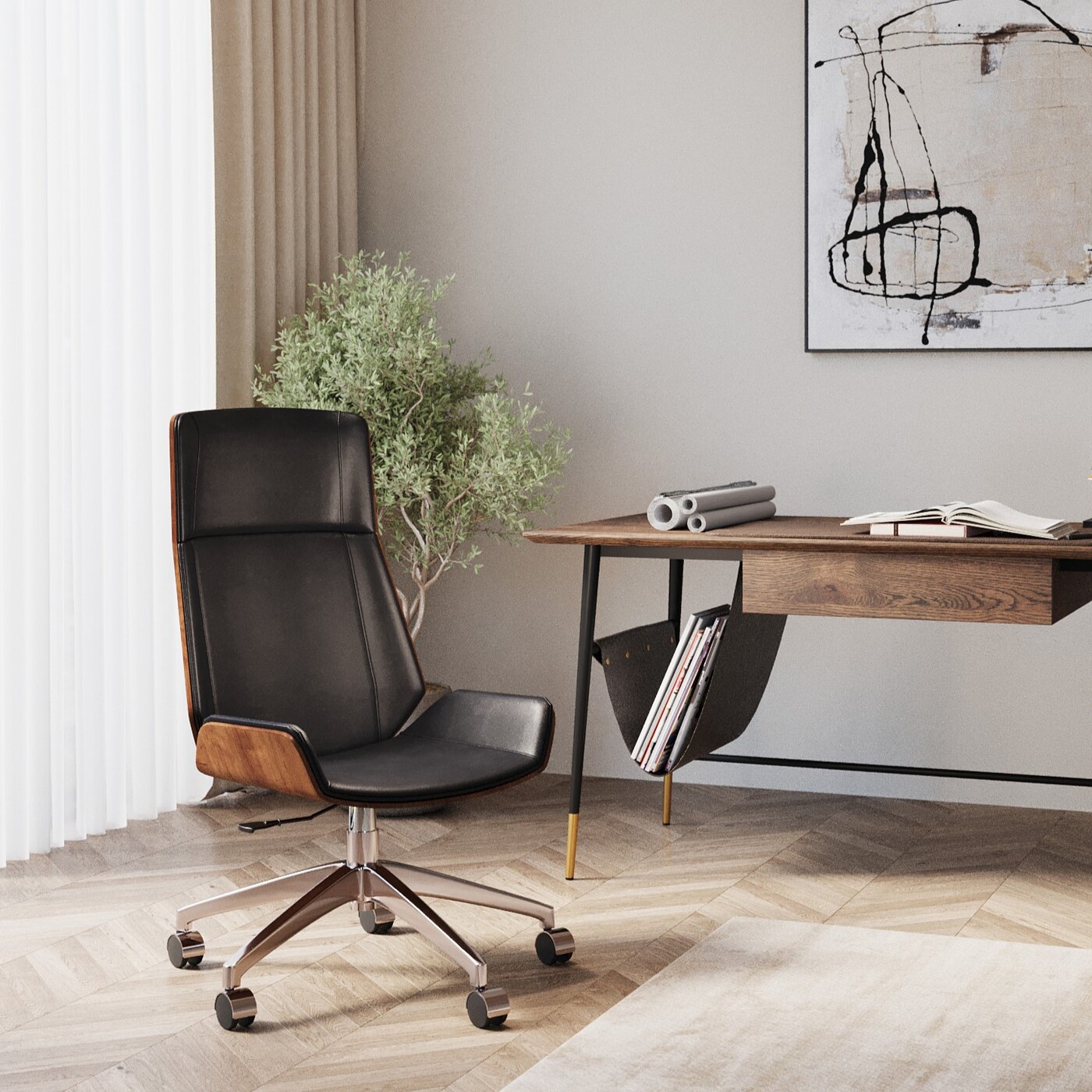 Стул офисный Rouven от KARE Design