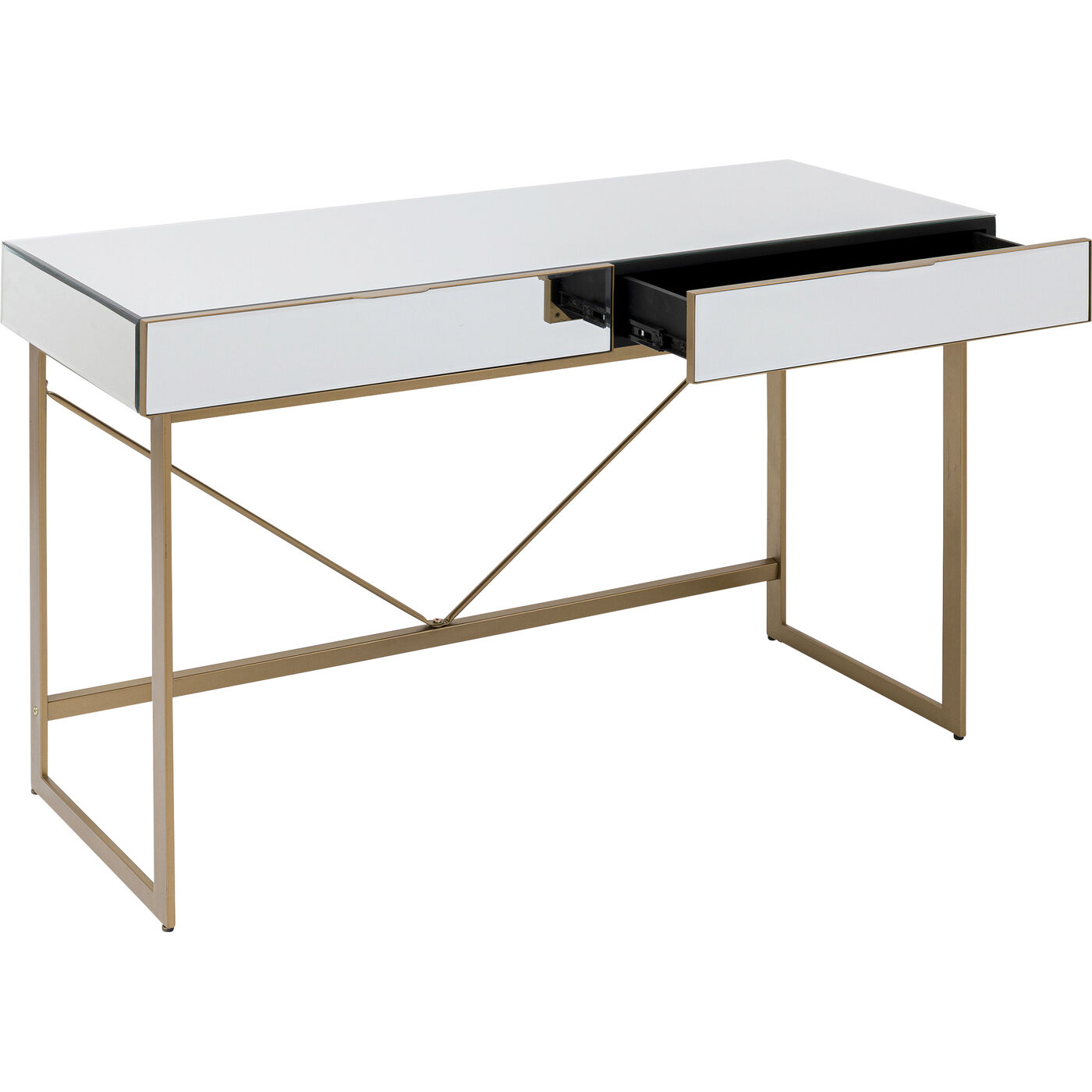 Стол письменный Soran Gold 120x50 см от KARE Design