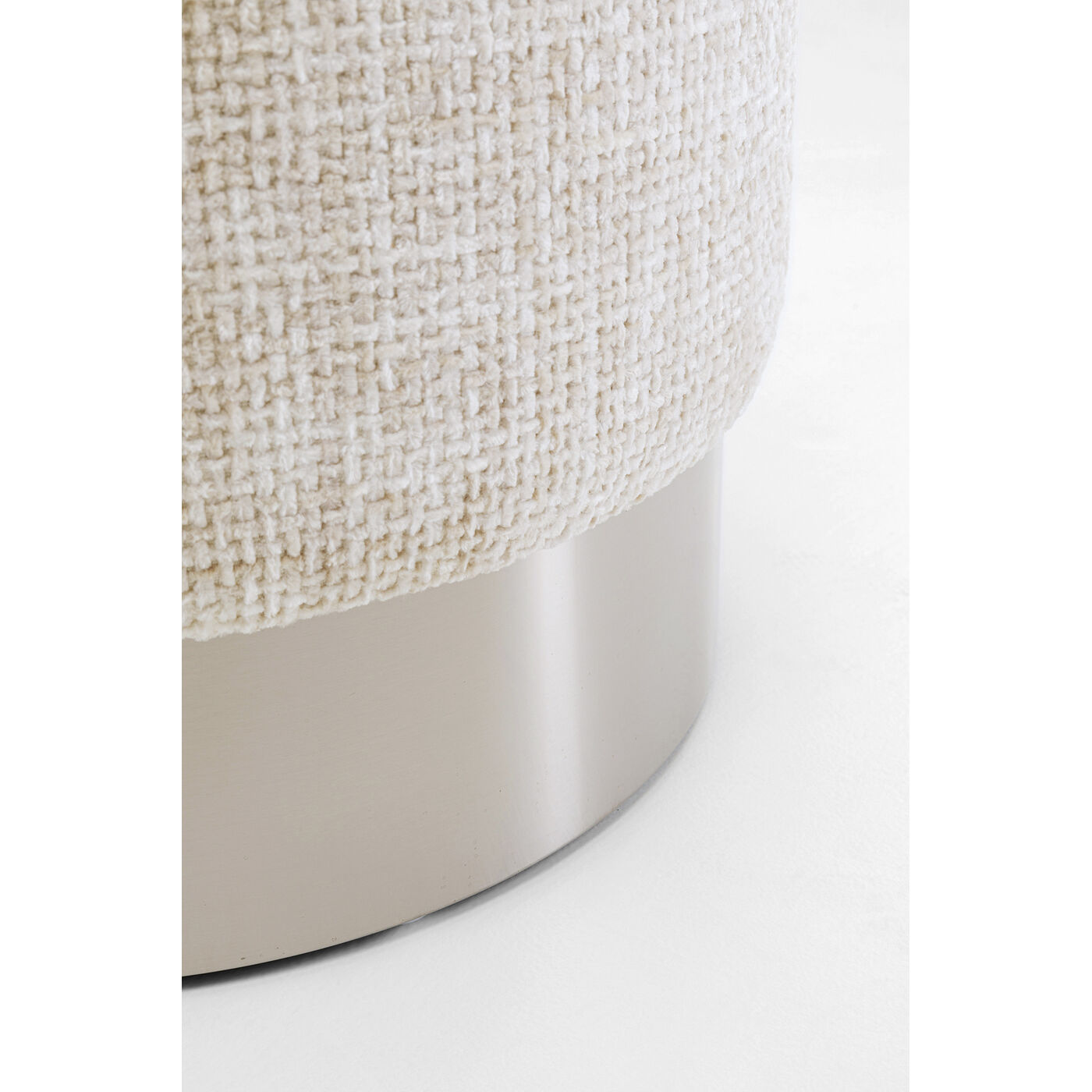 Пуф Cherry Dining Silber Beige Ø39cm от KARE Design