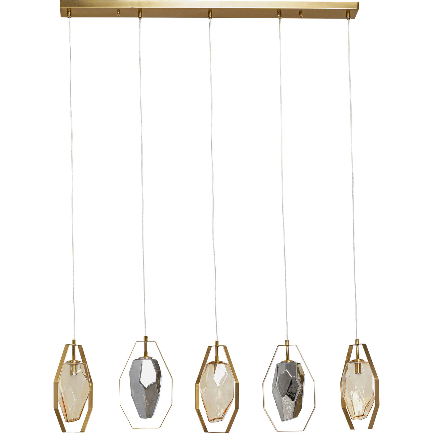 Светильник подвесной Diamond Fever Dining Brass 110 см от KARE Design