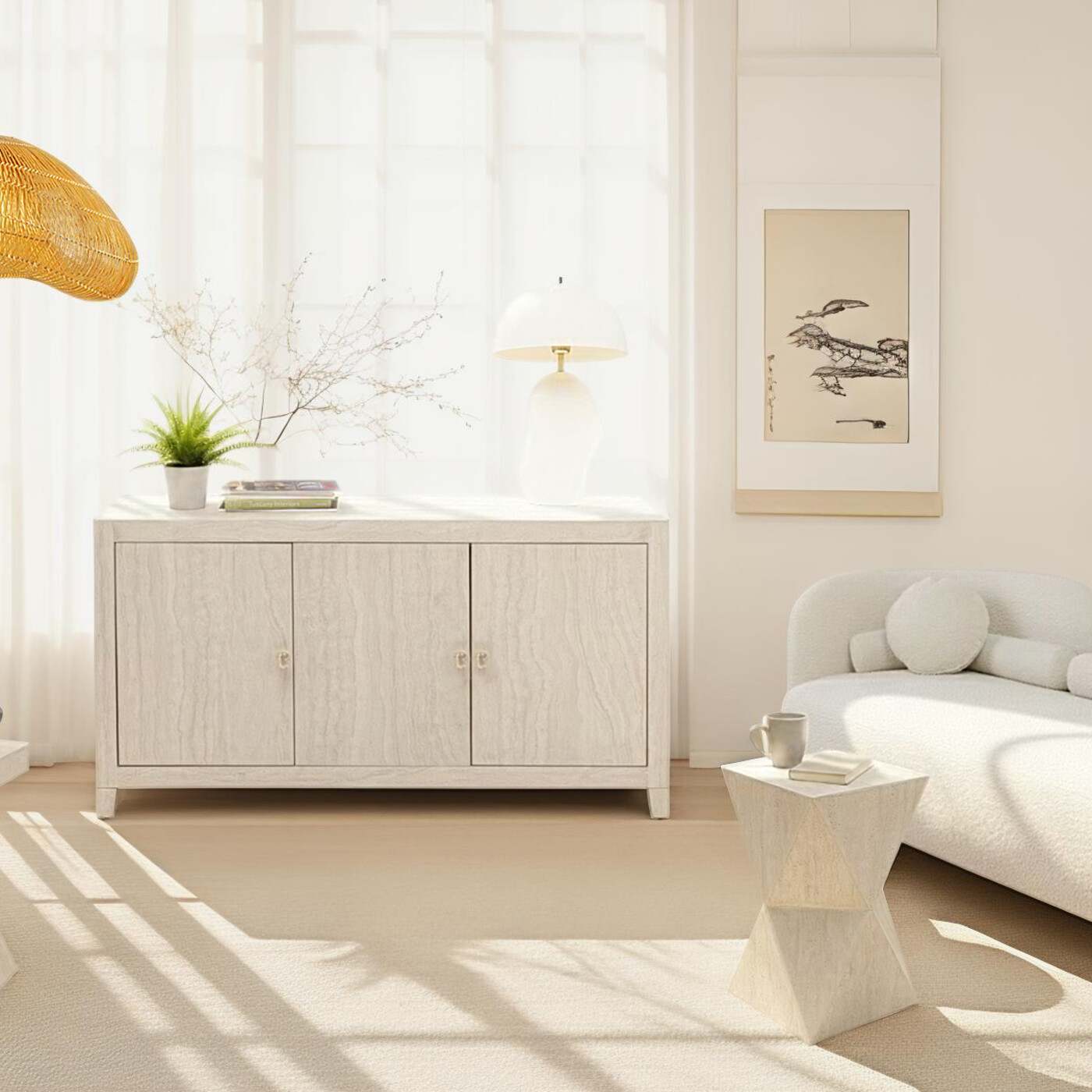 Комод Travertino 140x77cm от KARE Design