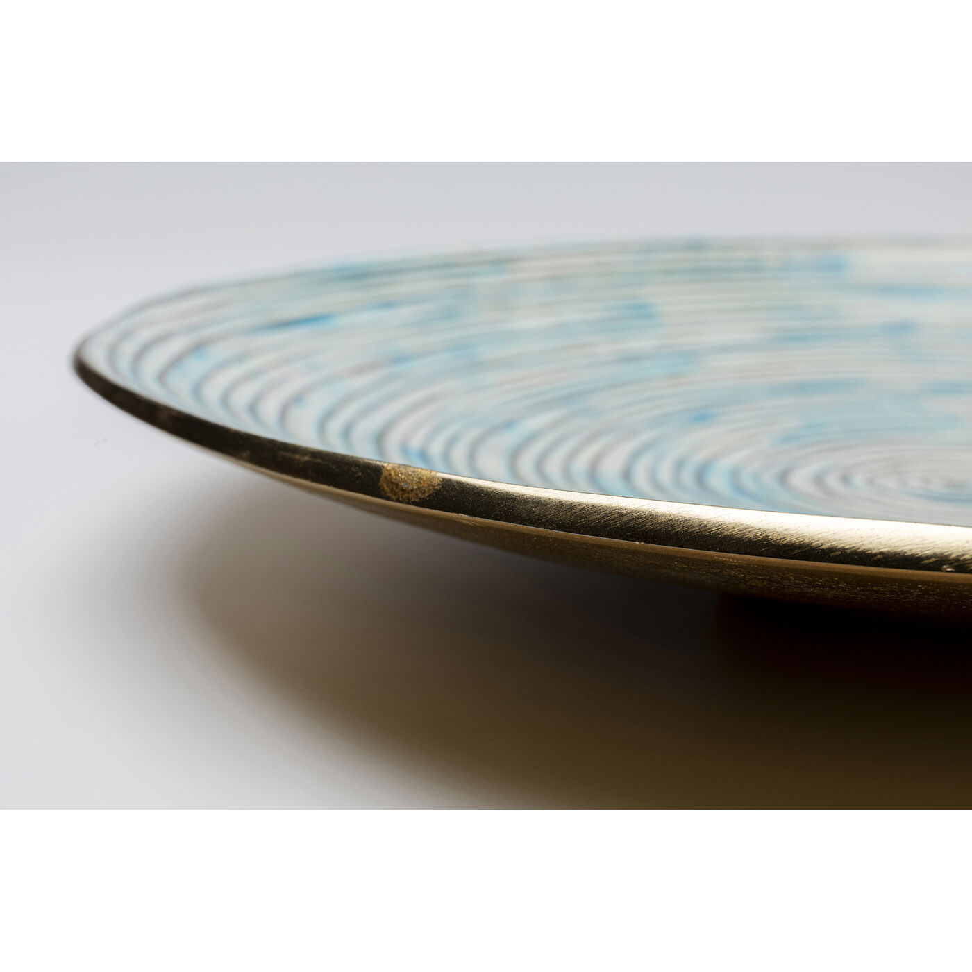 Блюдо декоративное Melia Light Blue Ø37 см от KARE Design