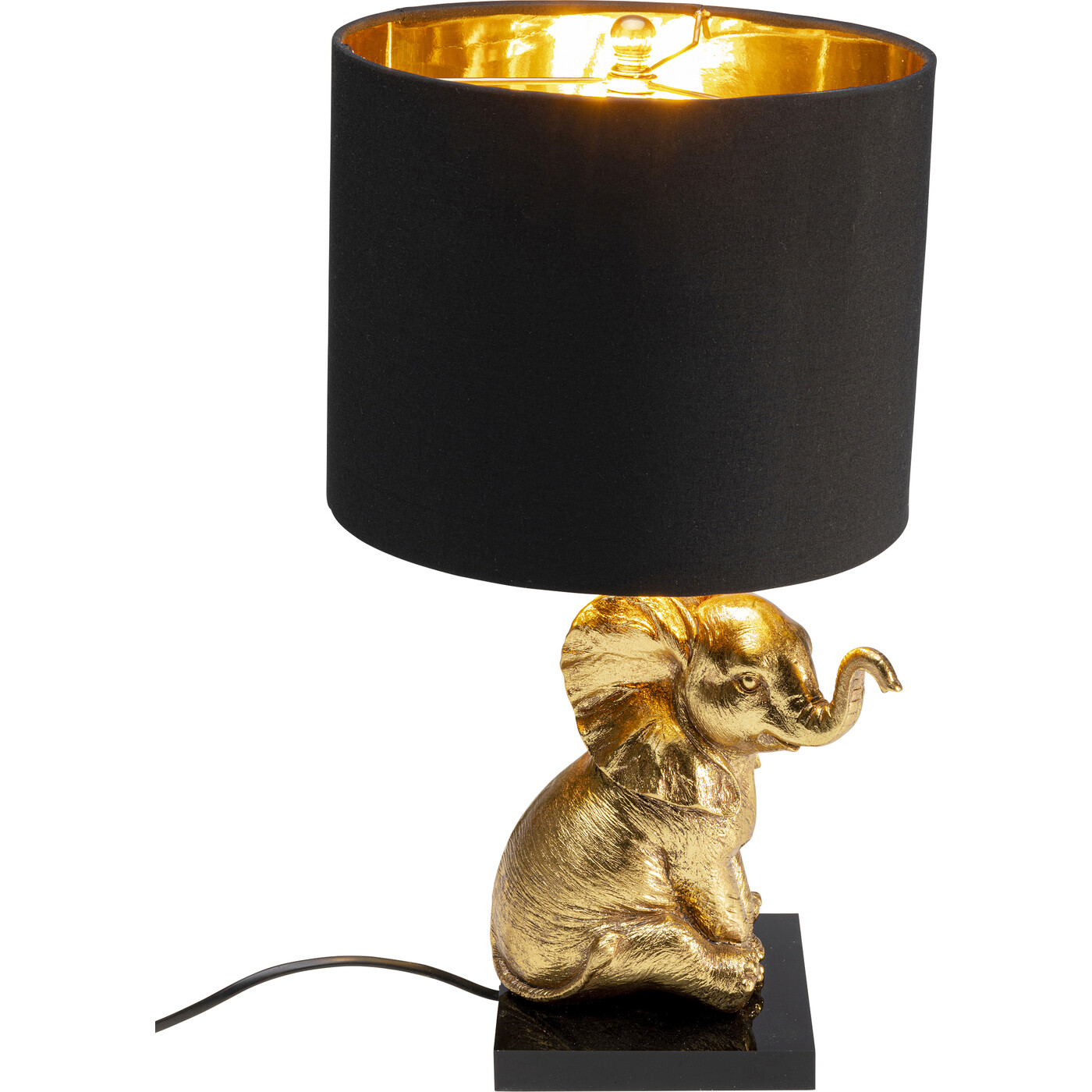 Светильник настольный "Слоненок" Sitting Elephant Gold от KARE Design