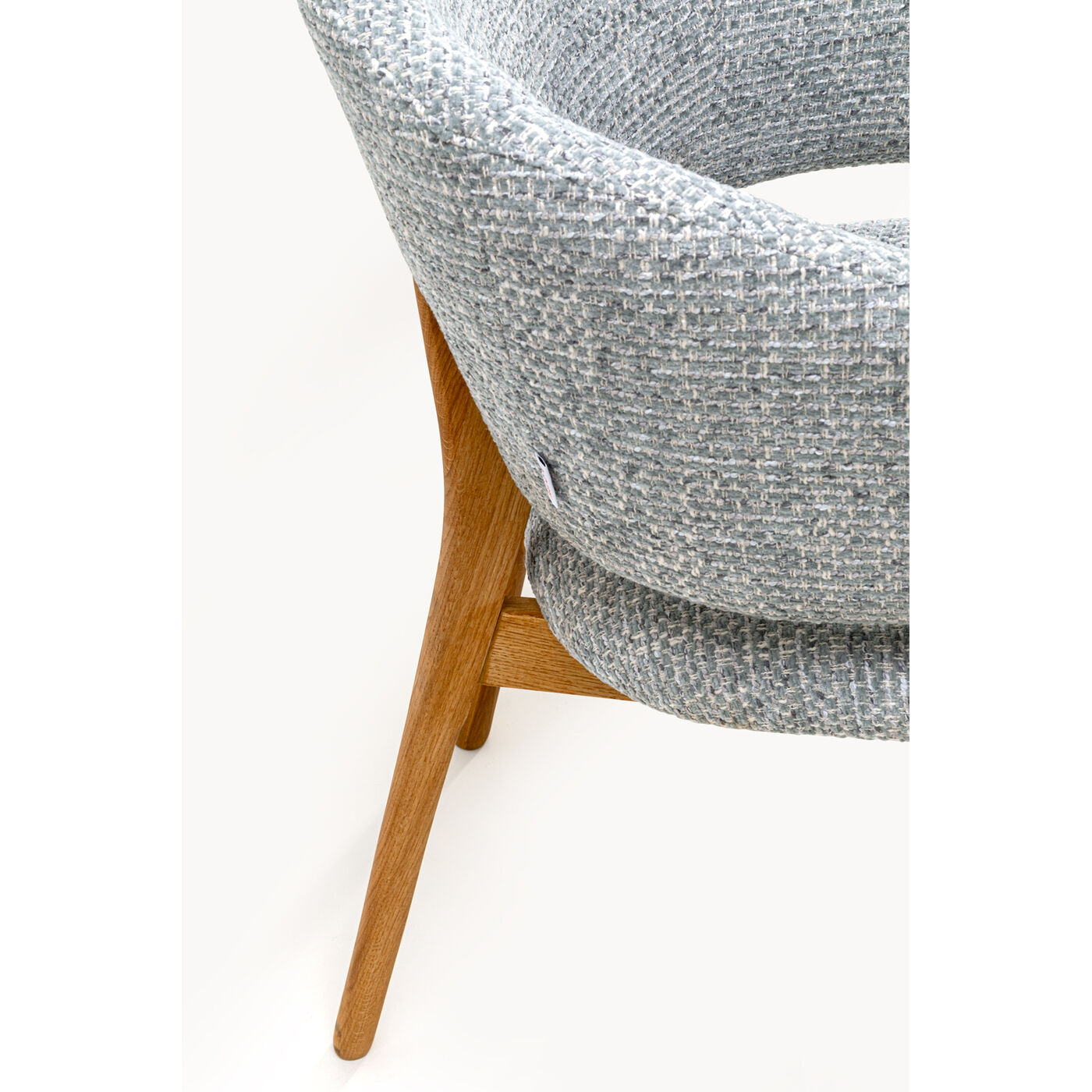 Стул с подлокотниками August Blue Melange от KARE Design