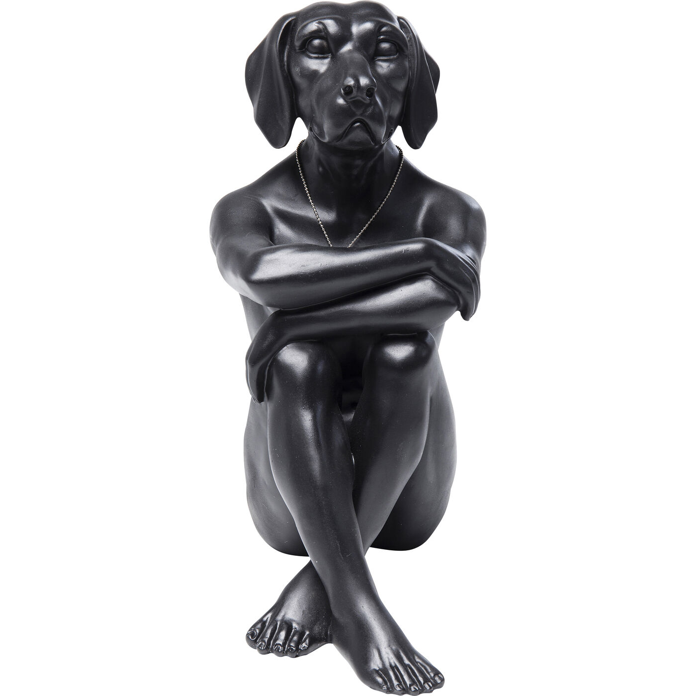 Фигура декоративная Gangster Dog «Пёс-гангстер», Чёрный от KARE Design