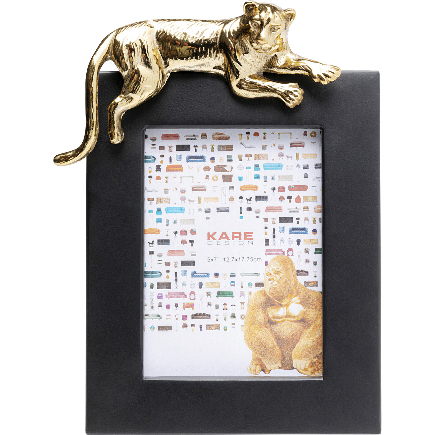 Фоторамка Relax Tiger «Расслабленный тигр» 24x29 см от KARE Design