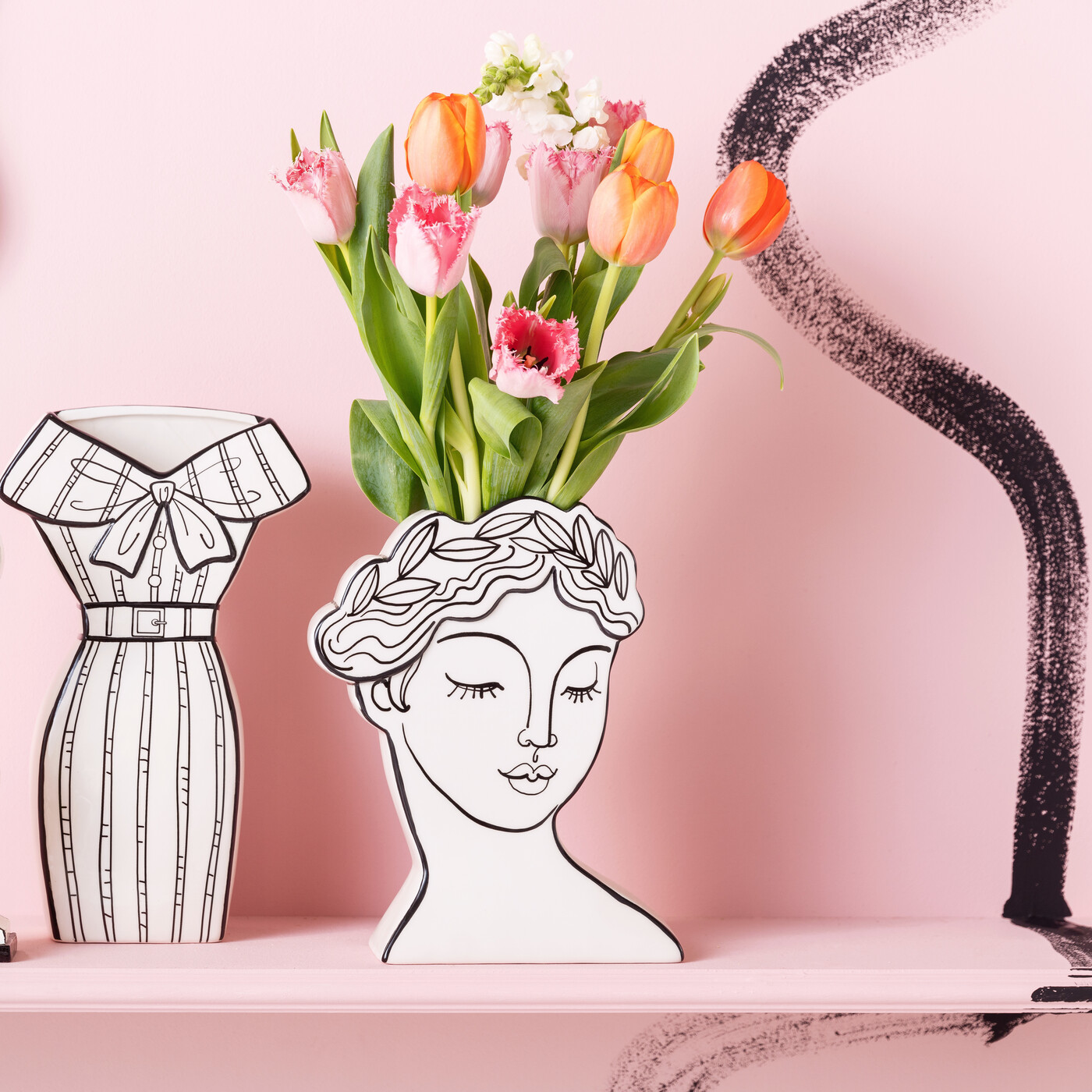 Ваза Favola Lady «Сказочная дама» 26 см от KARE Design