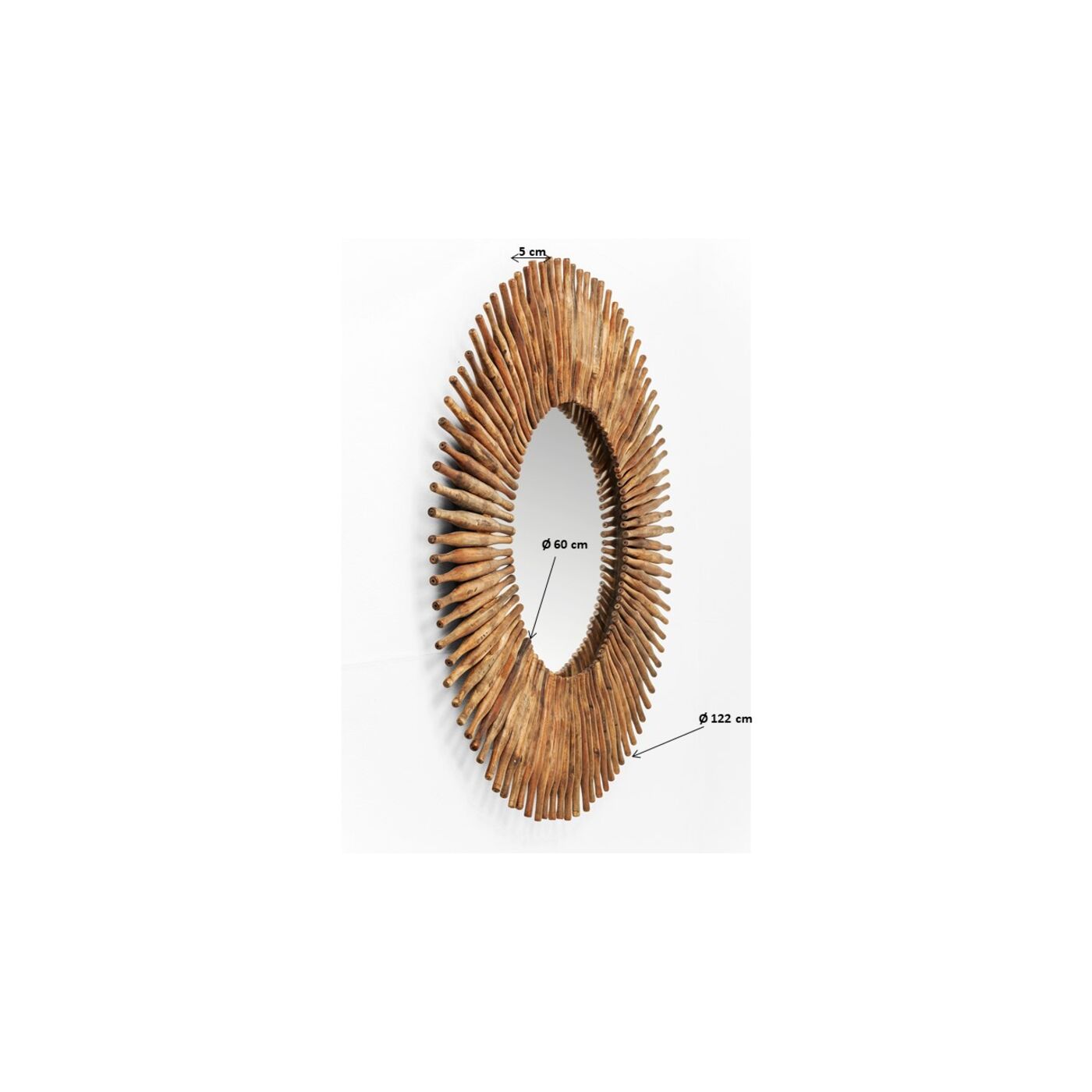 Зеркало Sunlight Ø120 см от KARE Design