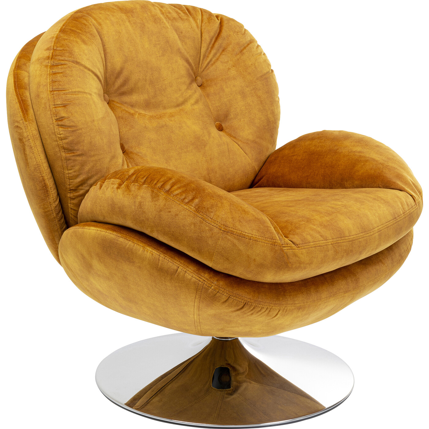 Кресло вращающееся с подлокотниками Cosy Amber от KARE Design