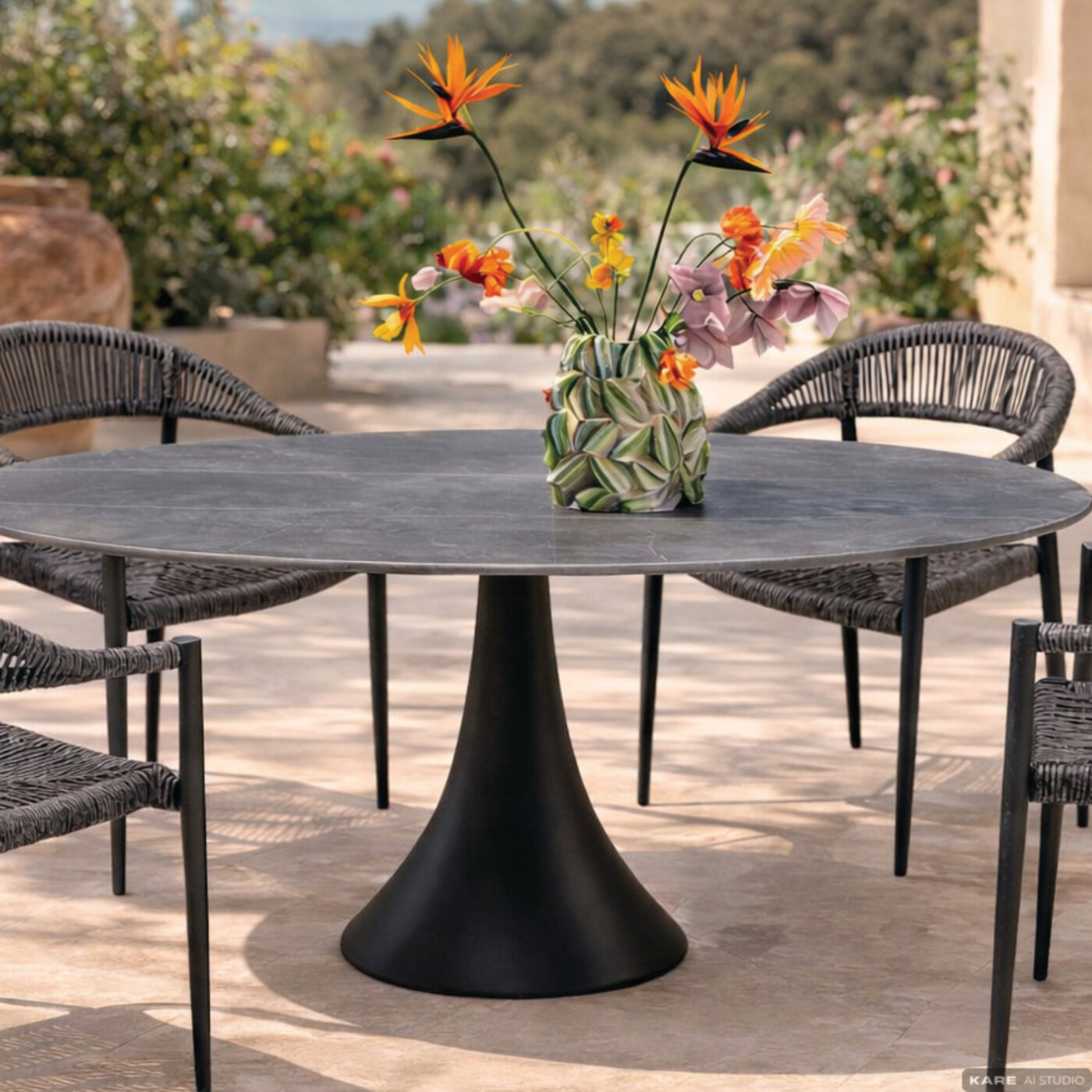 Комплект уличной мебели Palma Possibilita 180cm Grey 5/Set от KARE Design