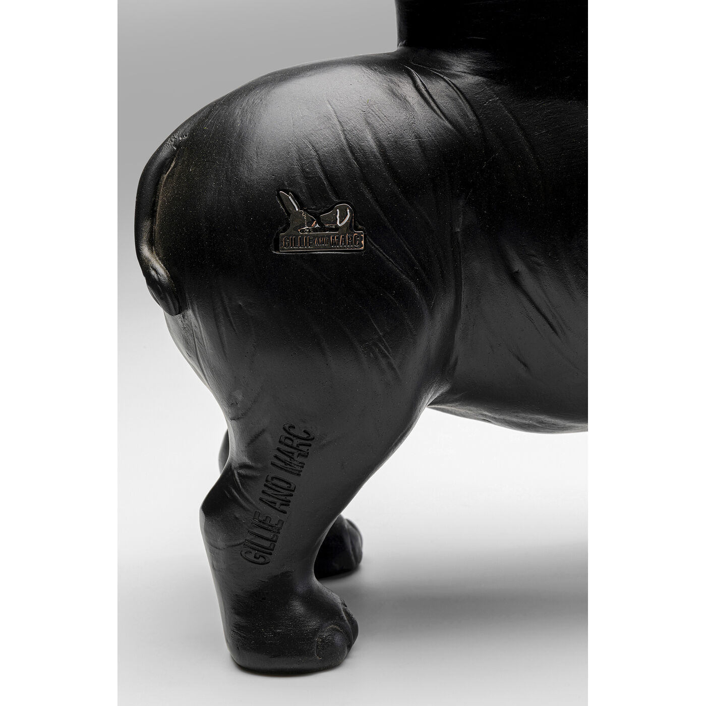 Фигура декоративная Rhino «Носорог» 41 см, Чёрный от KARE Design