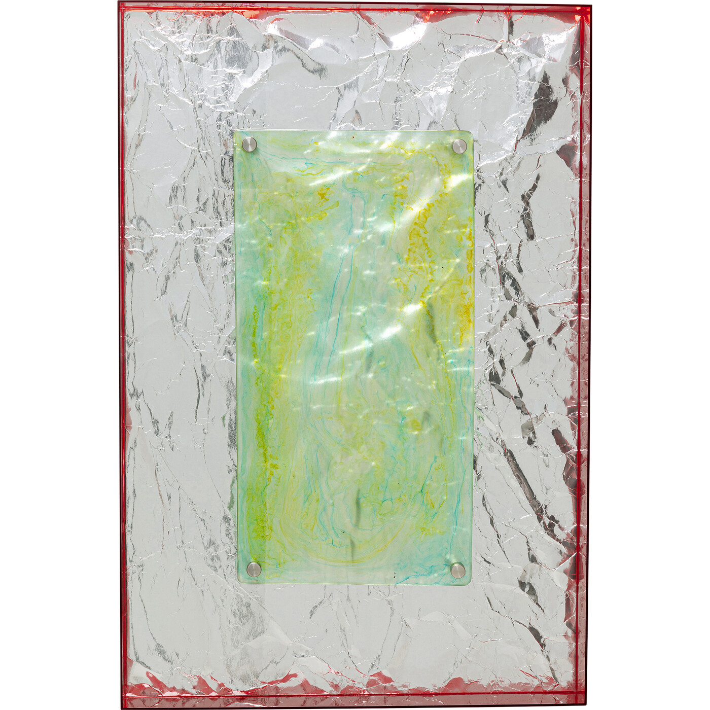 Панно настенное Crumple Yellow «Мятая бумага» 60x90 см от KARE Design