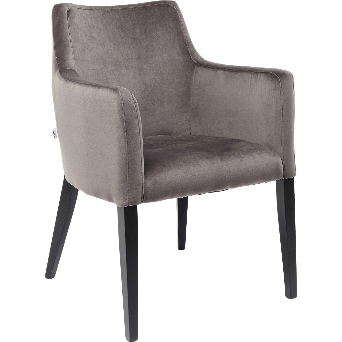 Кресло Black Mode Velvet Grey от KARE Design