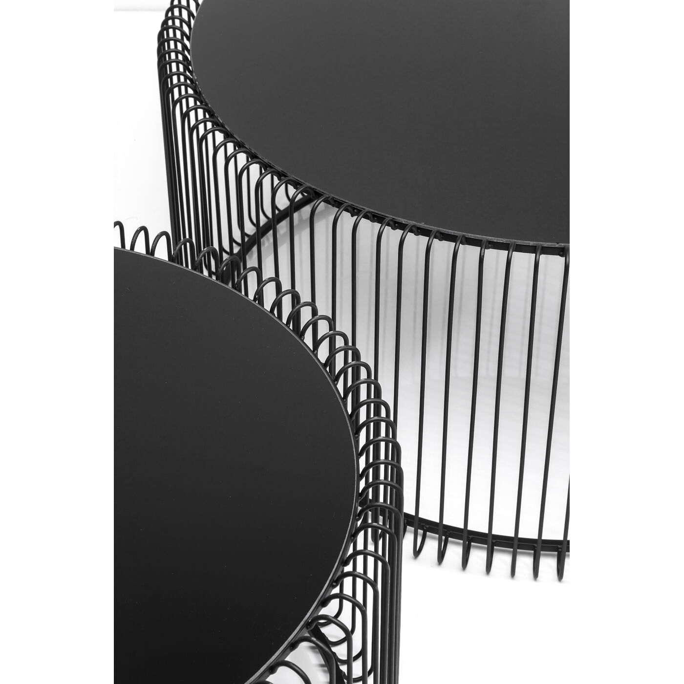 Стол кофейный Wire Black (2 шт) от KARE Design