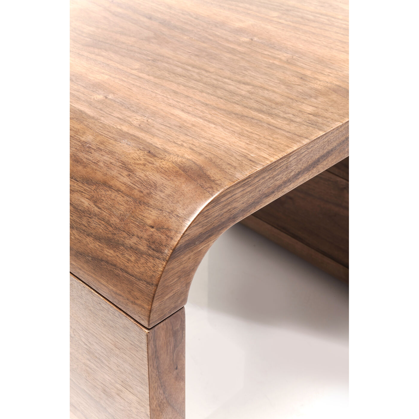 Стол письменный Soft Snake Walnut 150x70 см от KARE Design