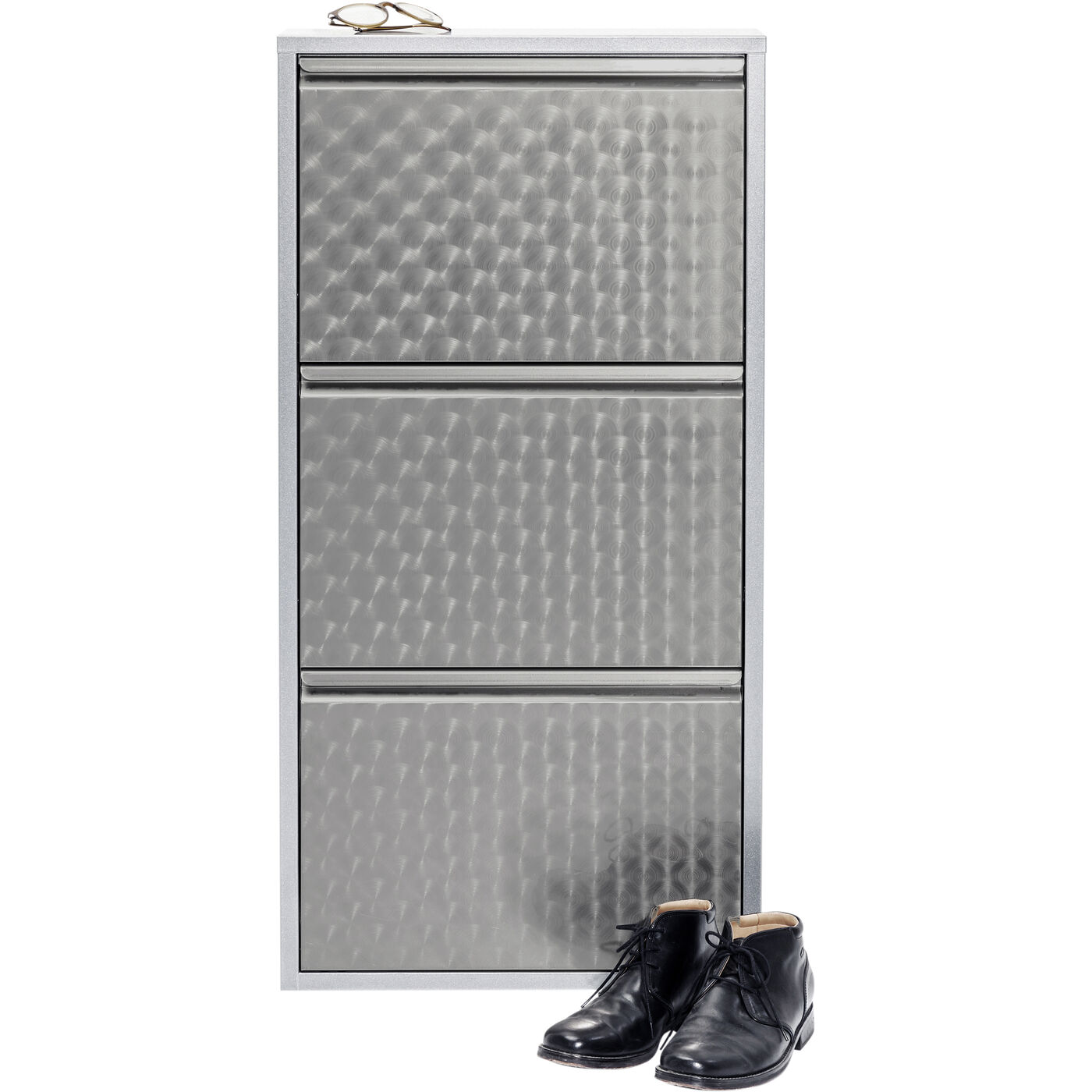 Полка для обуви Caruso 3 Silver brushed (MO) от KARE Design