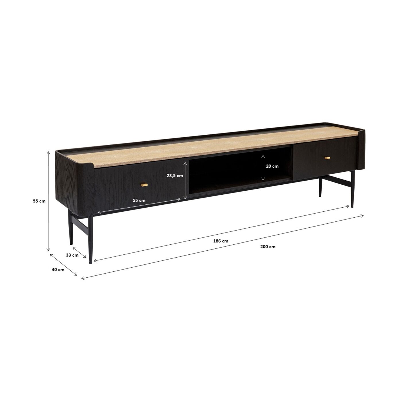 ТВ-тумба Milano 200 см от KARE Design