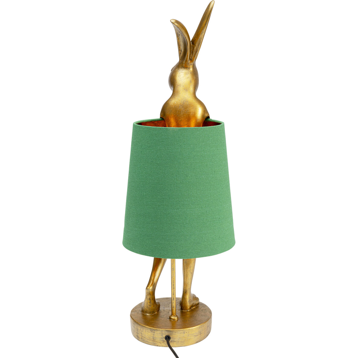 Светильник настольный Animal Rabbit Gold/Green 68 см от KARE Design