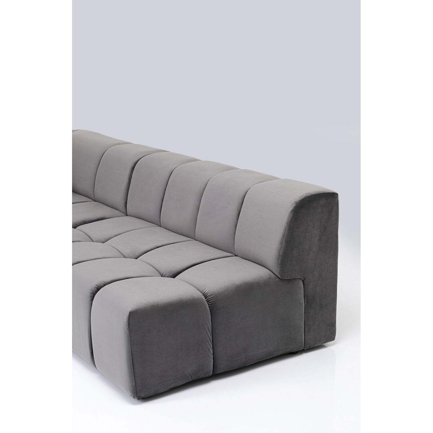 Диван угловой левосторонний Belami Grey Left от KARE Design