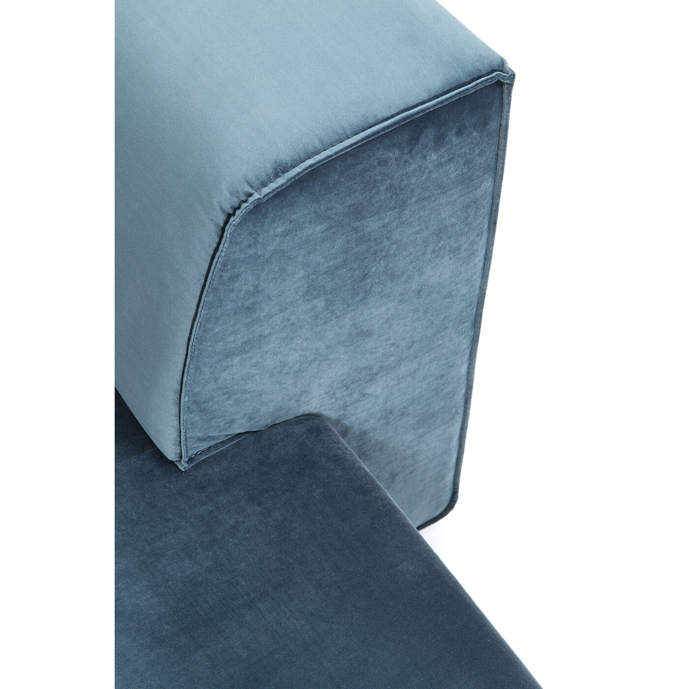 Диван угловой правосторонний Infinity Velvet Ocean Right от KARE Design