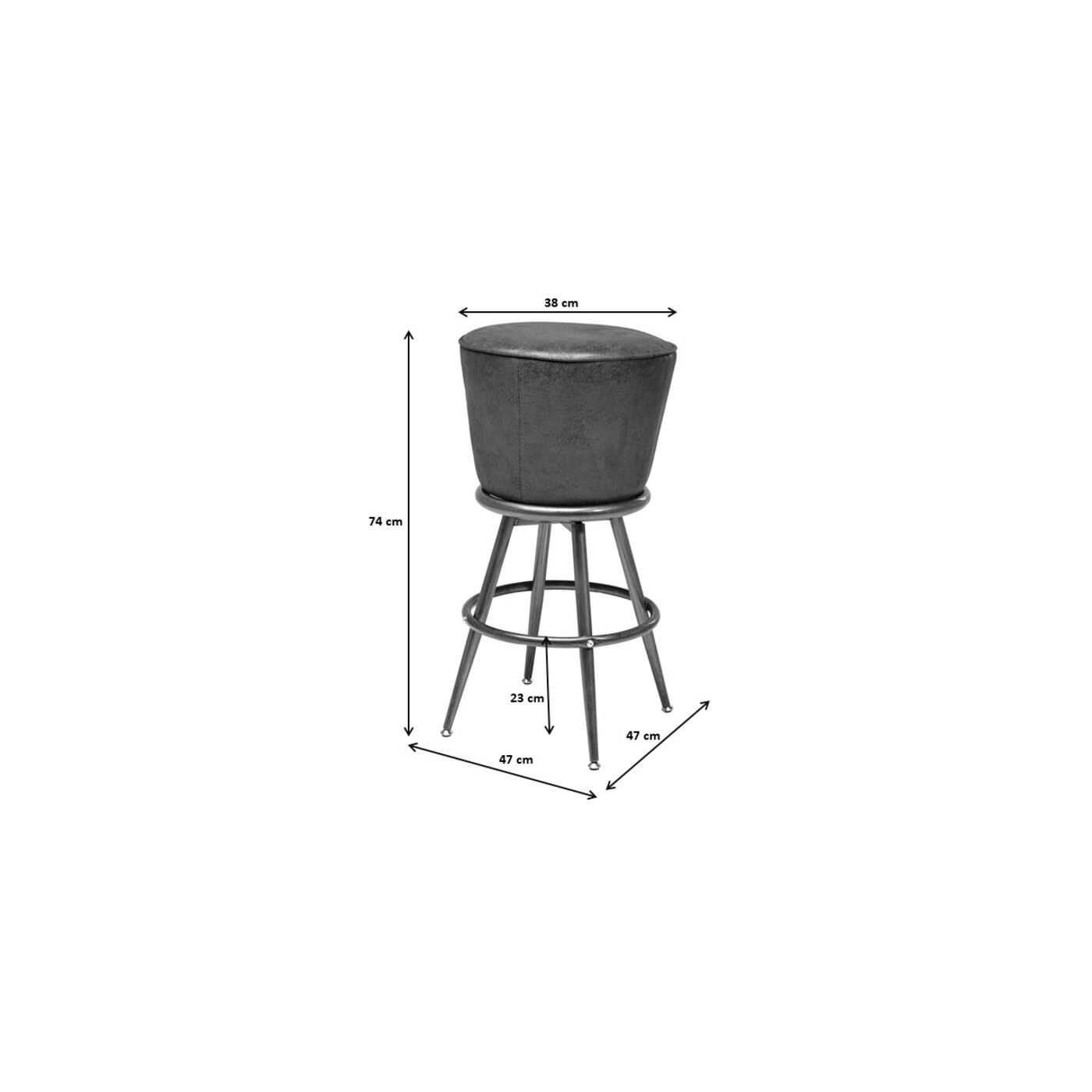 Стул барный Lady Rock Yellow от KARE Design