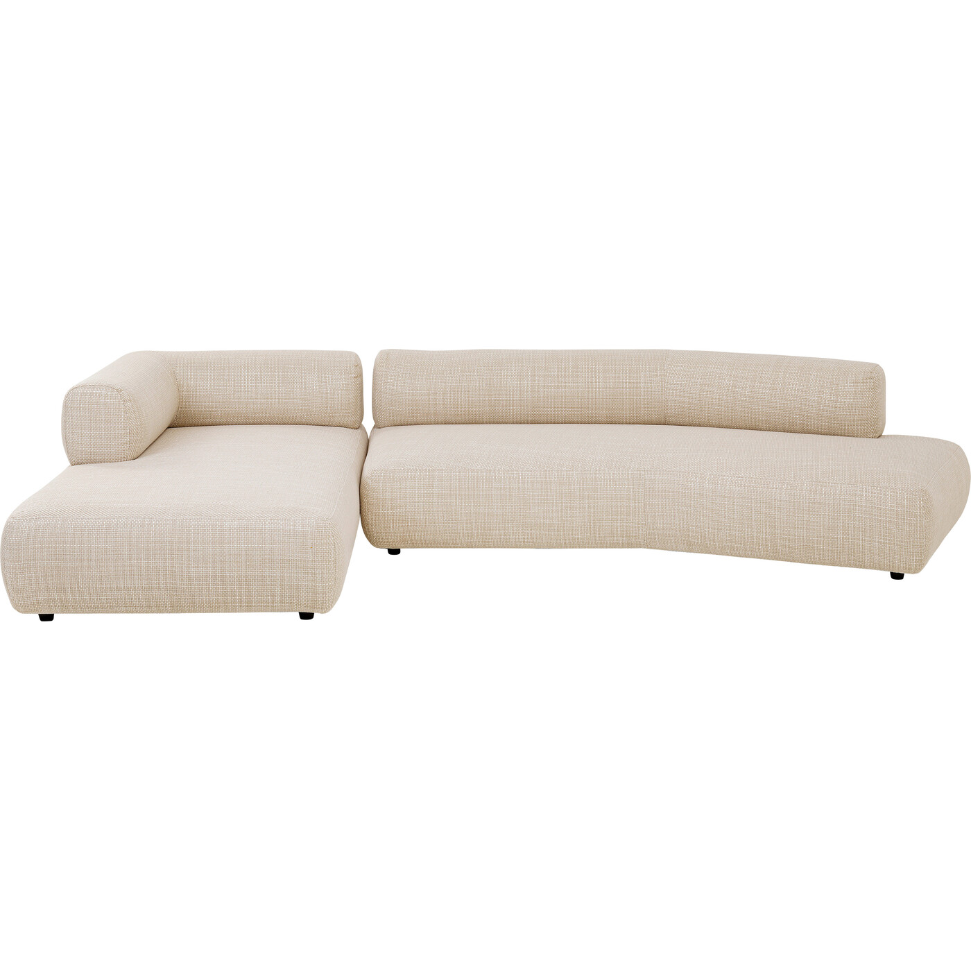 Диван левосторонний угловой Bow Left Cream от KARE Design