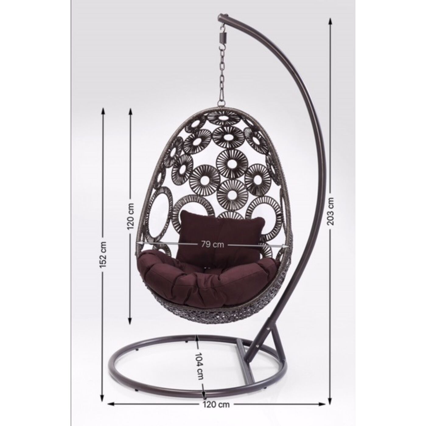 Стул подвесной Ibiza Nature от KARE Design