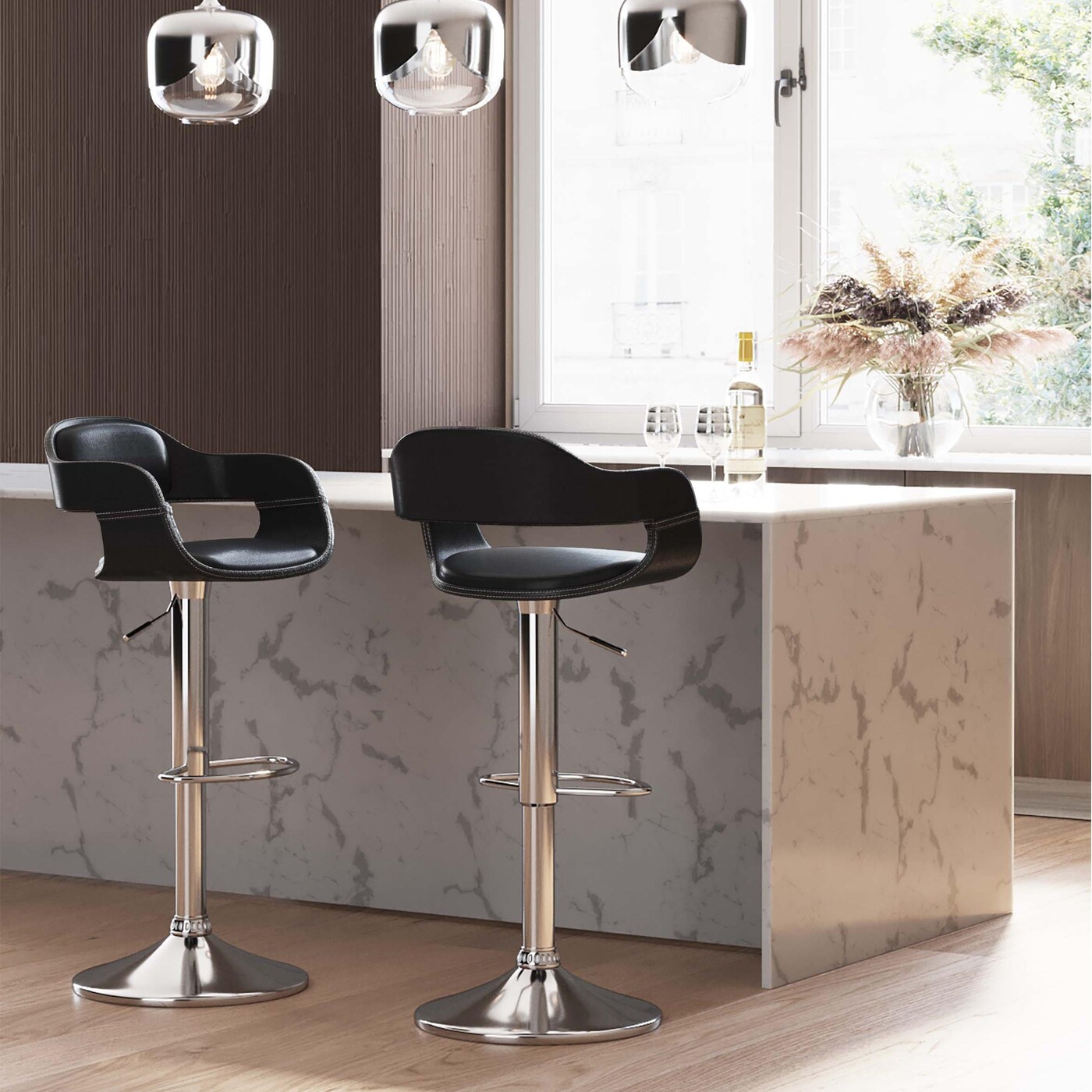 Стул барный Costa Black от KARE Design