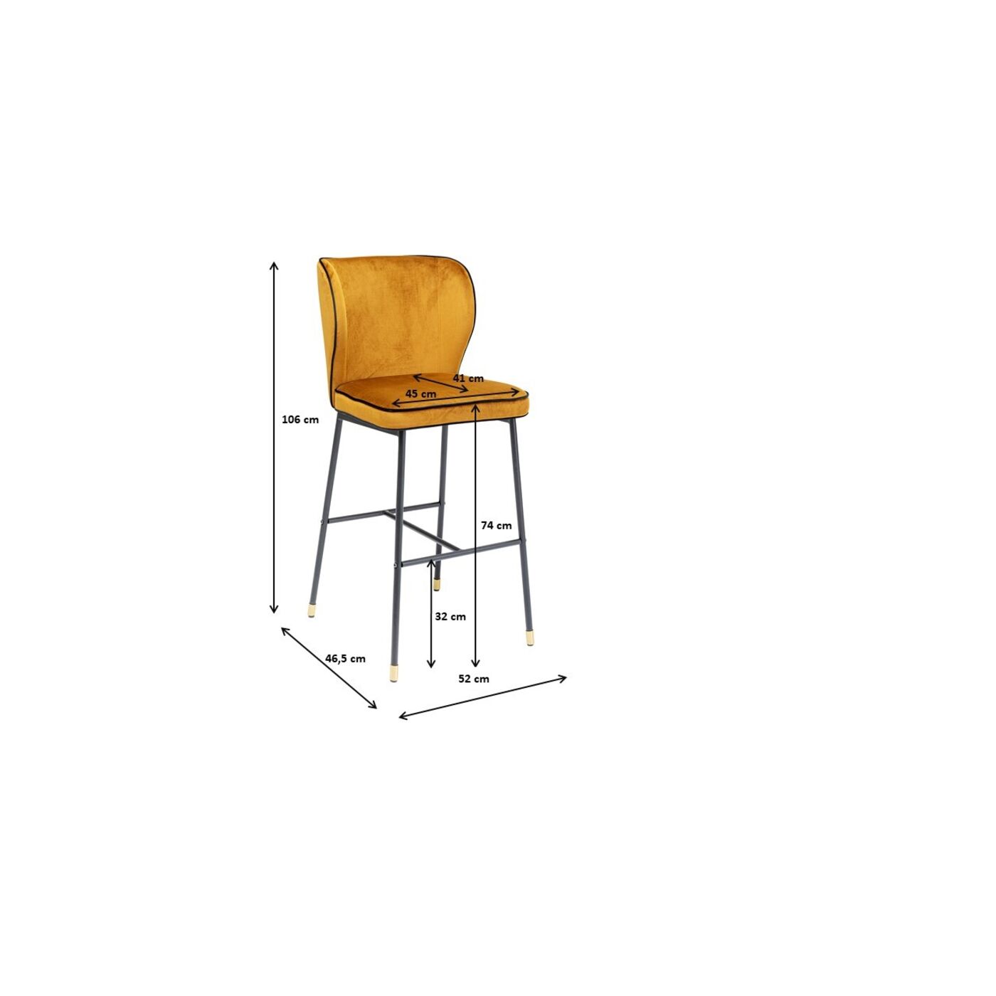 Стул барный Irina от KARE Design