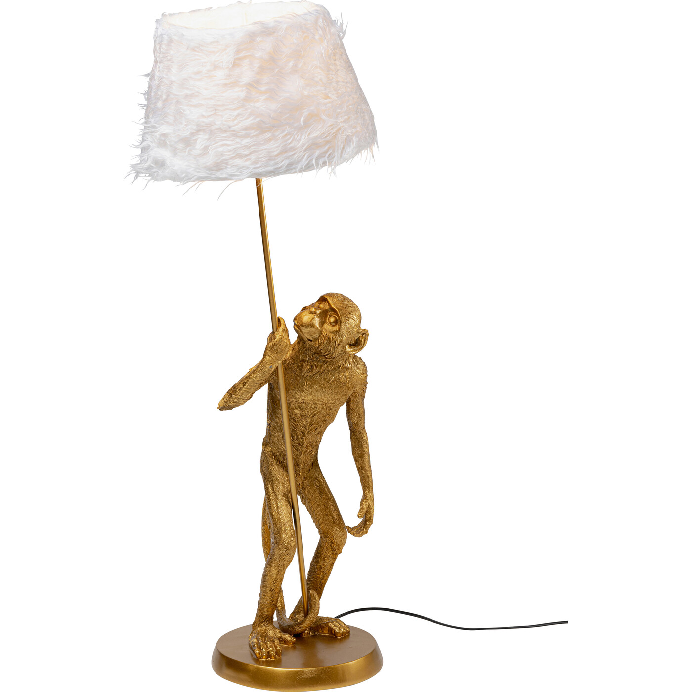 Светильник настольный Animal Standing Monkey Gold 51 см от KARE Design