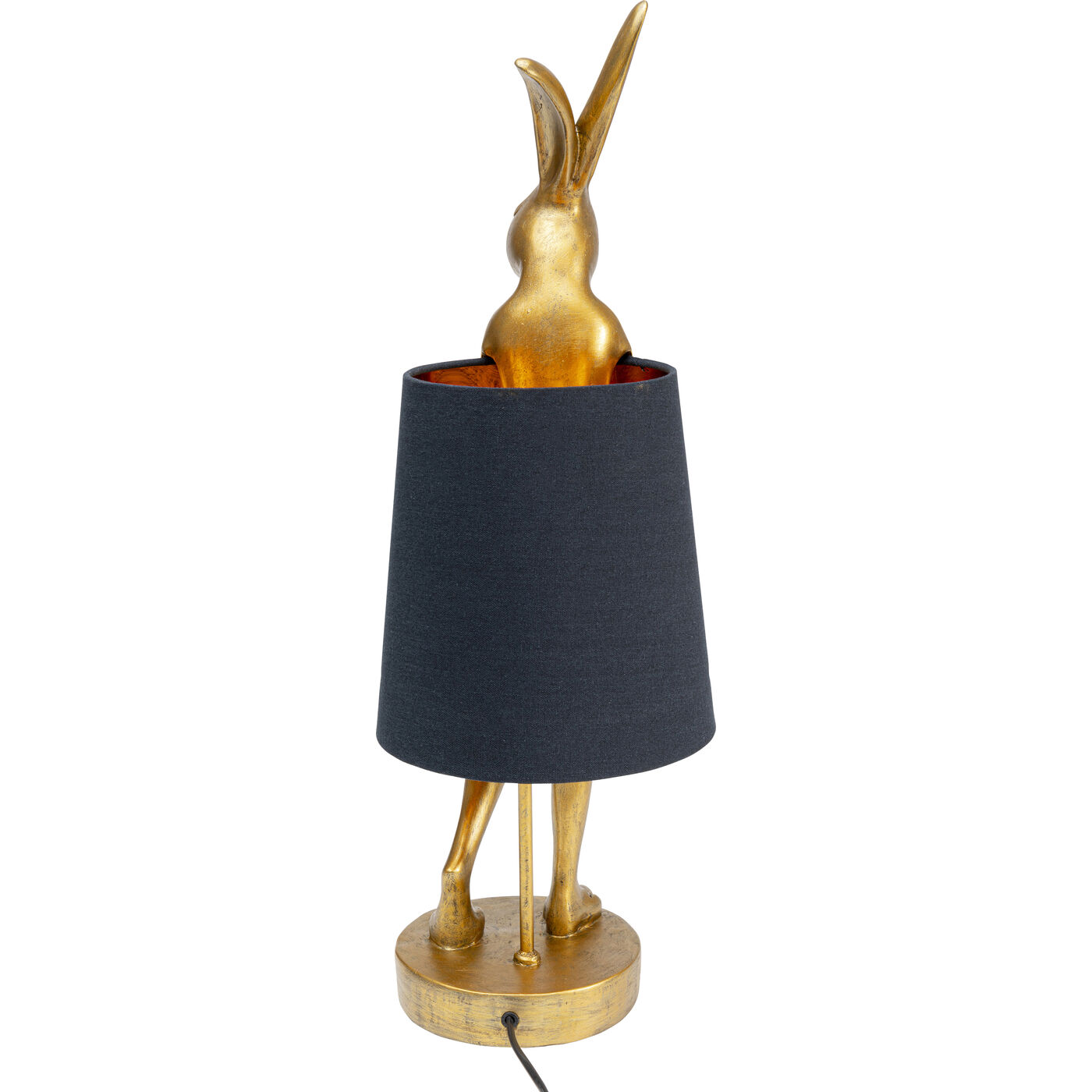 Светильник настольный Animal Rabbit Gold/Black 68 см от KARE Design