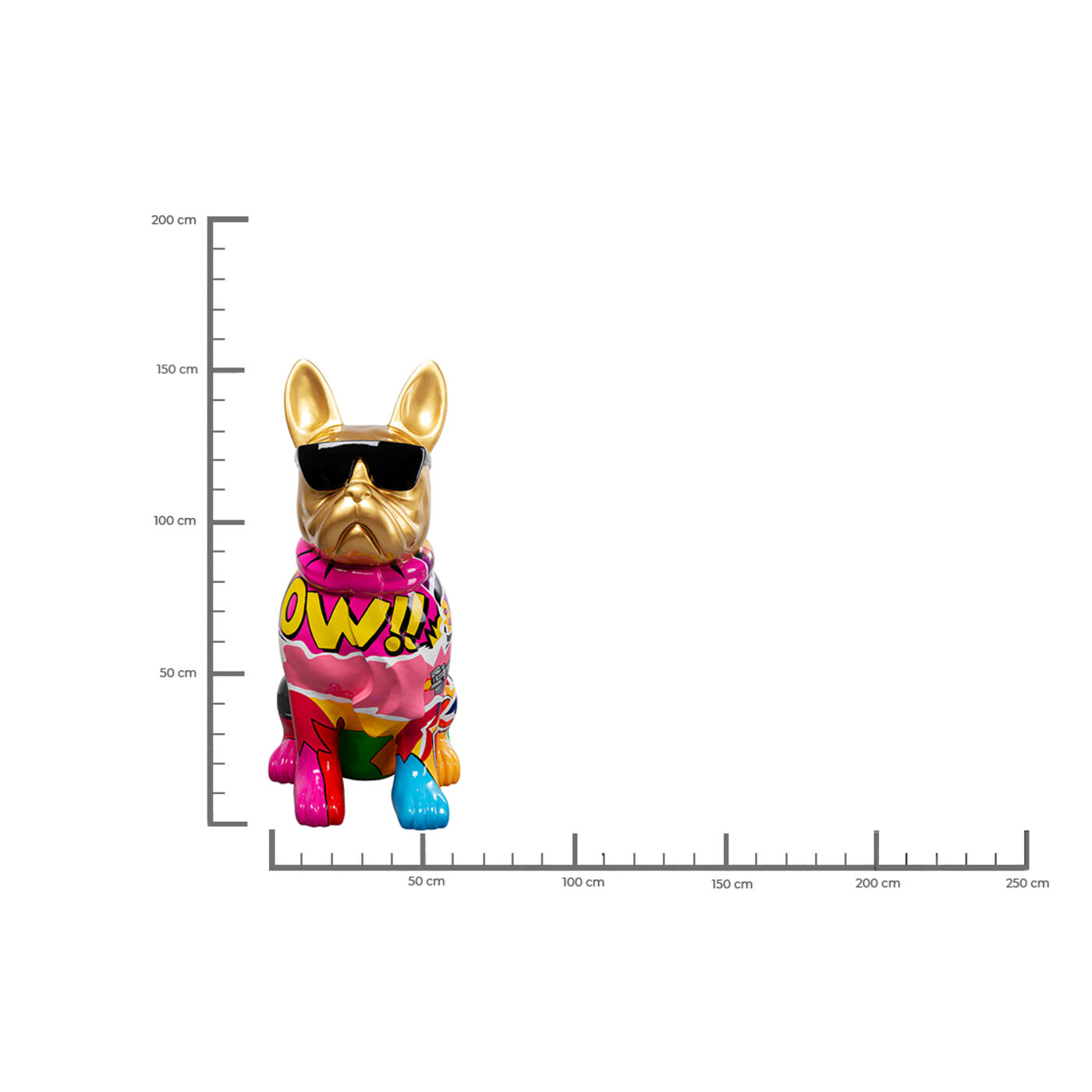 Фигура декоративная Graffiti Dog «Собака-граффити» 152 см