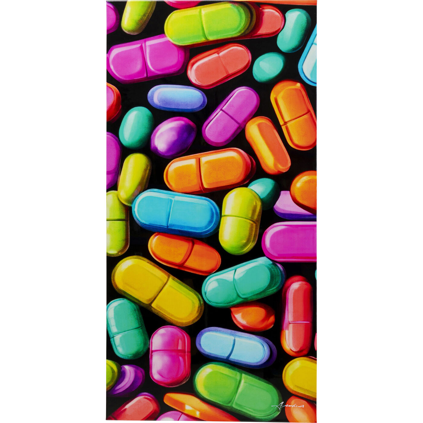 Картина Pastilla Colore «Разноцветные таблетки» 70x140 см