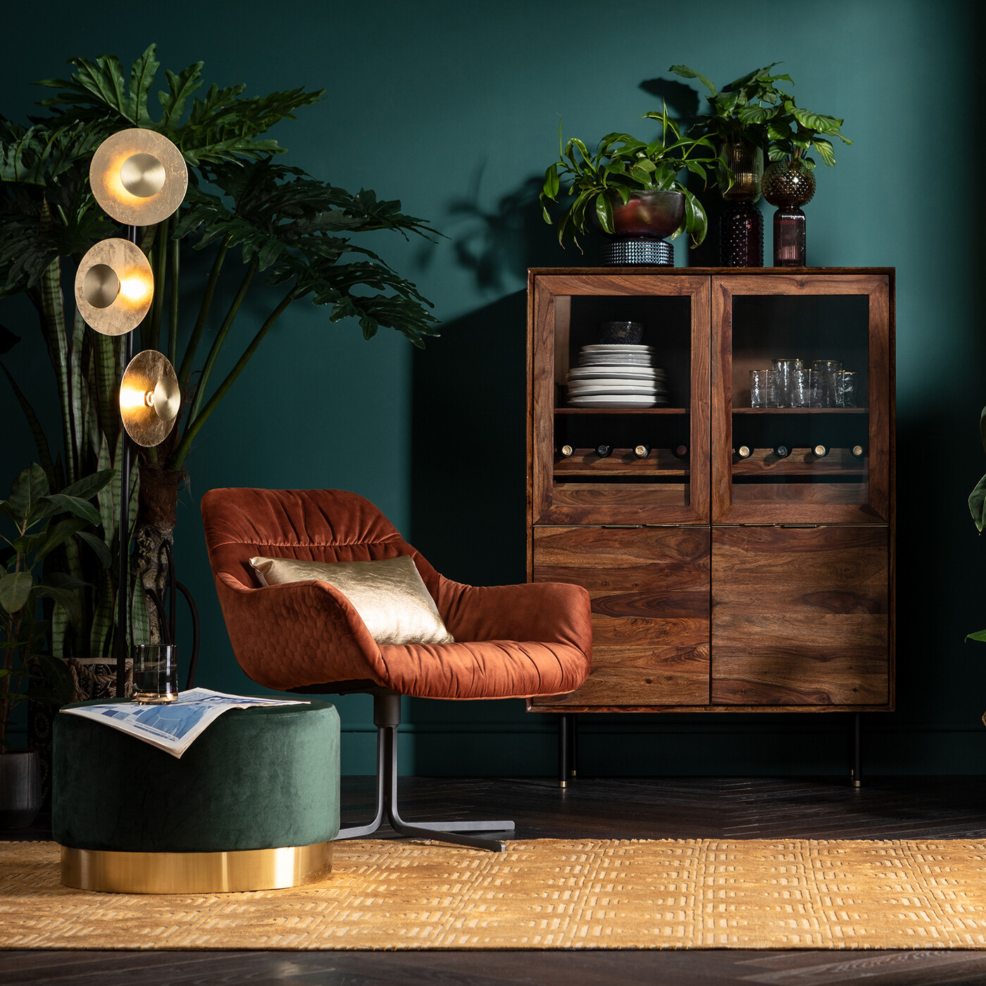 Шкаф-витрина Ravello 100 см от KARE Design