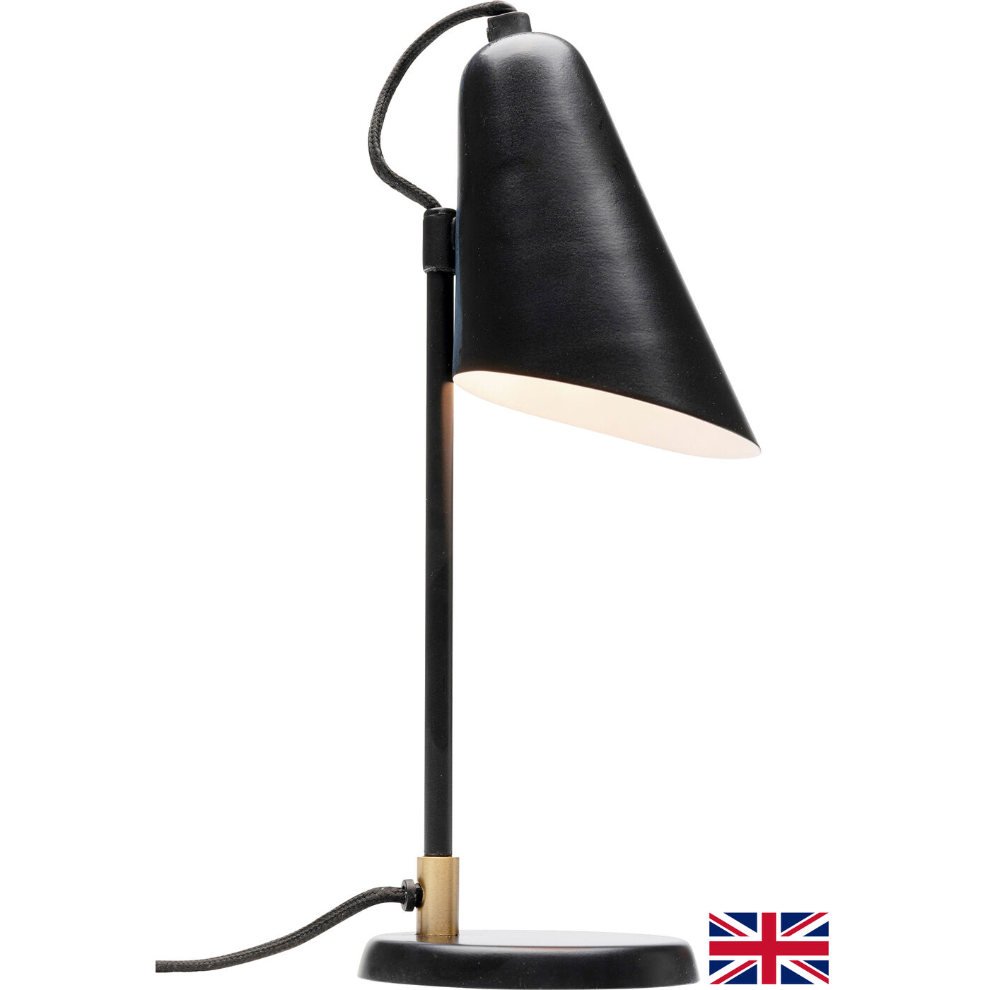 Светильник настольный Mira Black 32cm UK от KARE Design