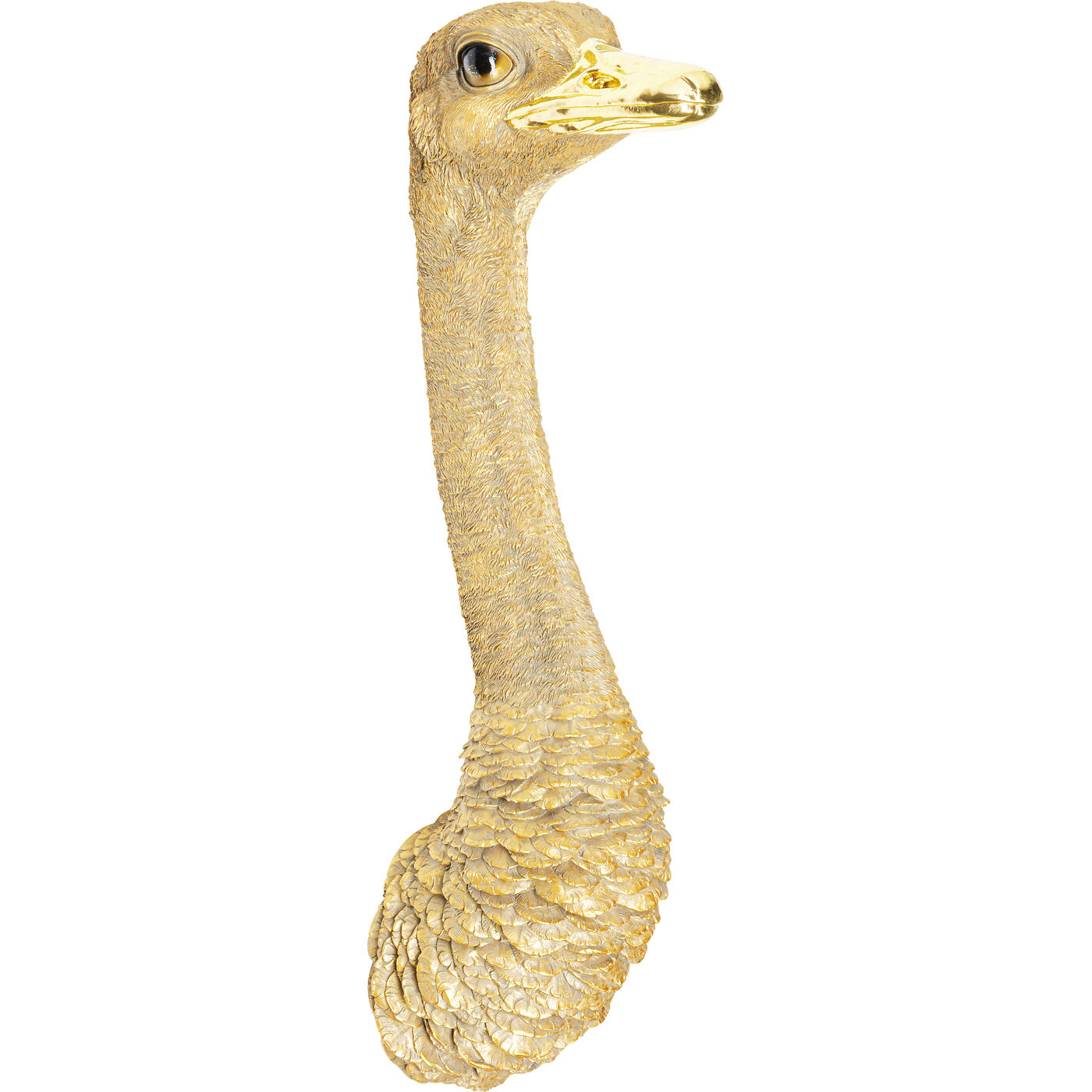 Украшение настенное Ostrich «Страус», Золотой от KARE Design