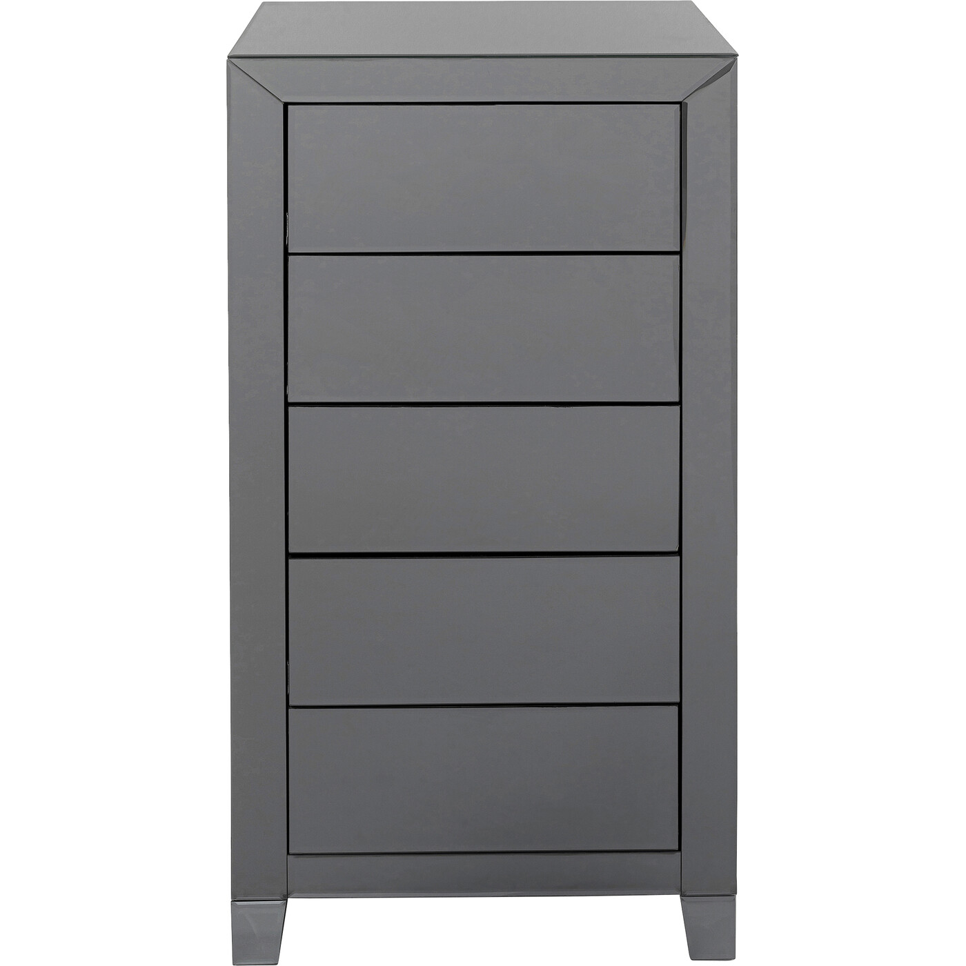 Комод высокий с 5 ящиками Luxury Push Grey от KARE Design