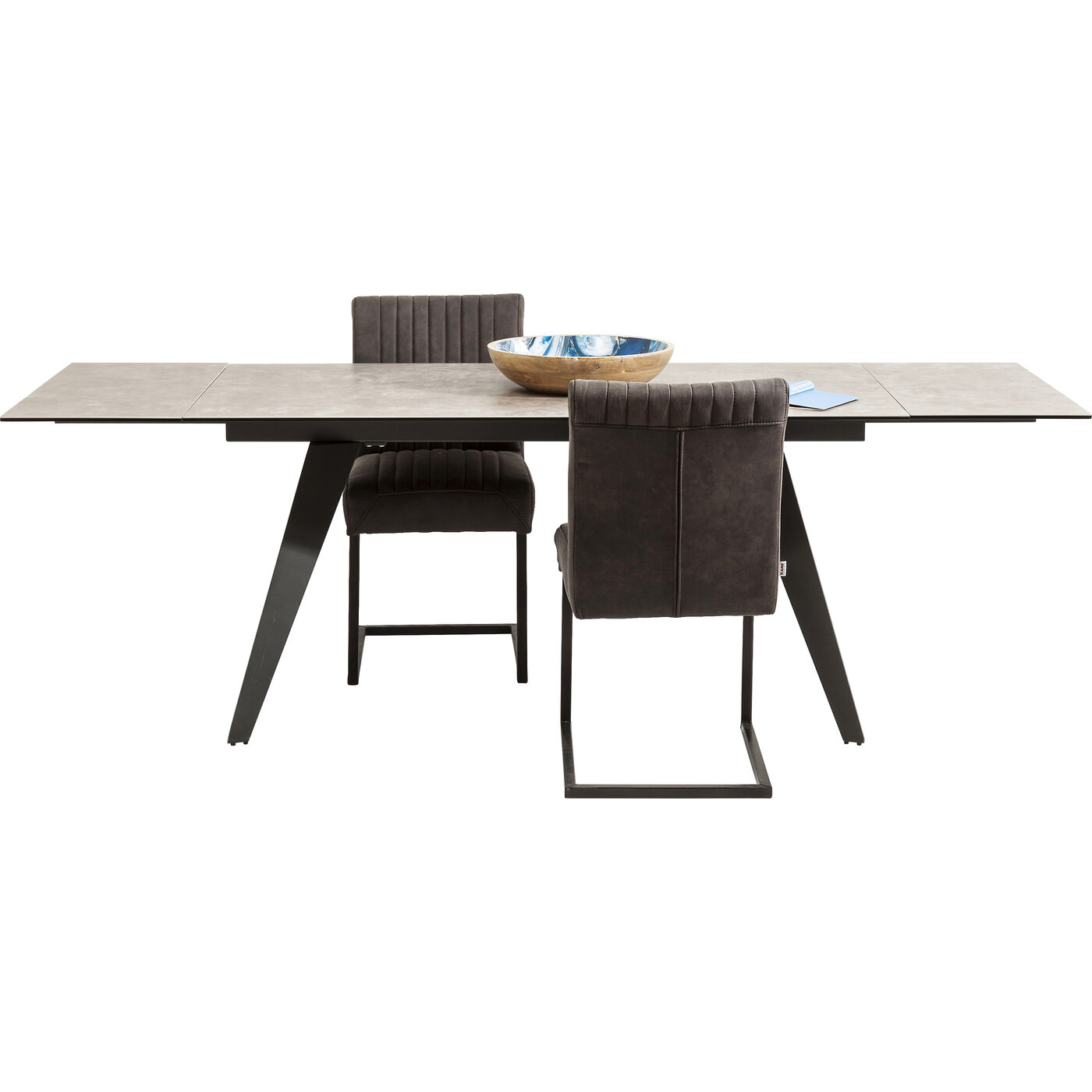 Стол раздвижной Amsterdam Dark160(40+40)x90 см от KARE Design
