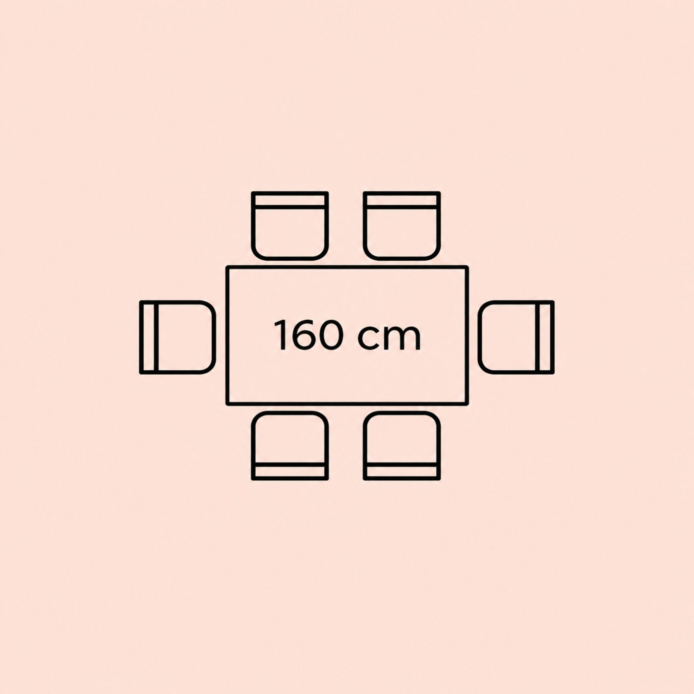 Стол Officia 160x80 см от KARE Design
