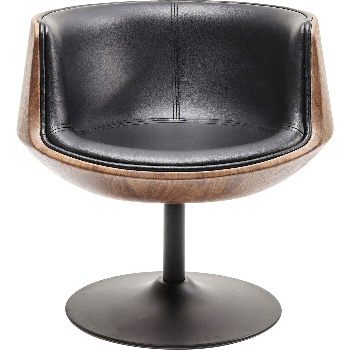 Кресло вращающееся Club Walnut от KARE Design
