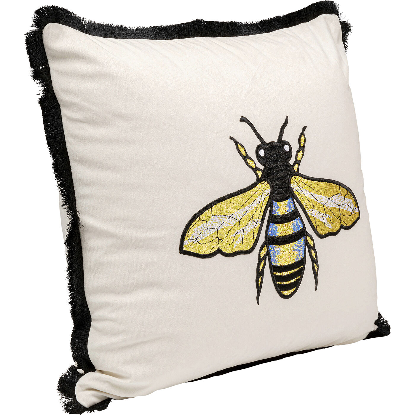 Подушка Bee «Пчела» 45x45 см, Белый от KARE Design