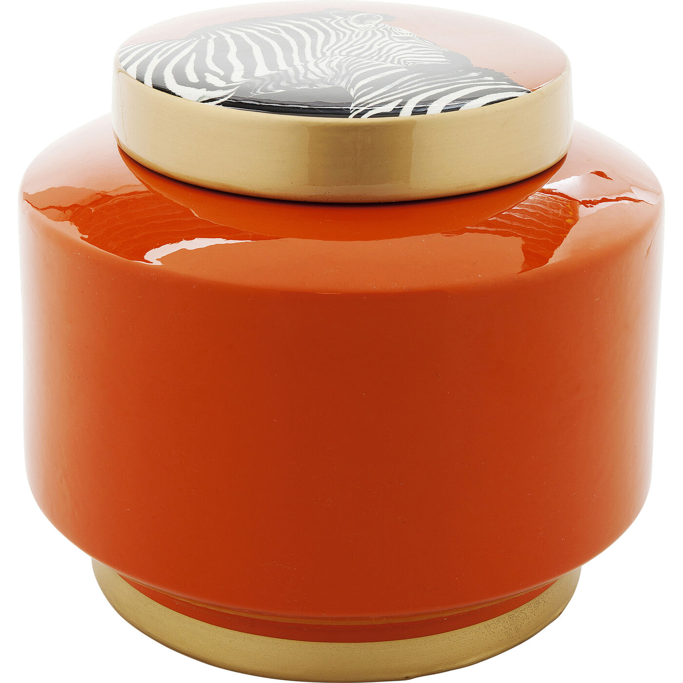 Банка декоративная Zebra Orange 19 см от KARE Design