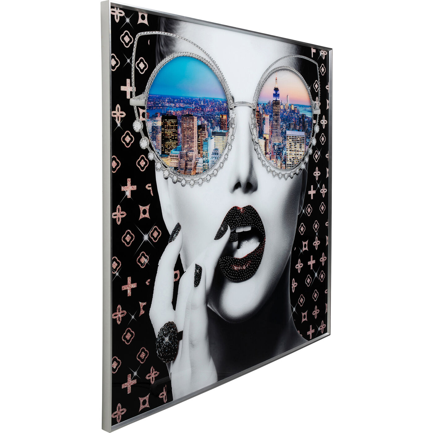 Картина в раме NY View 120x120 см от KARE Design