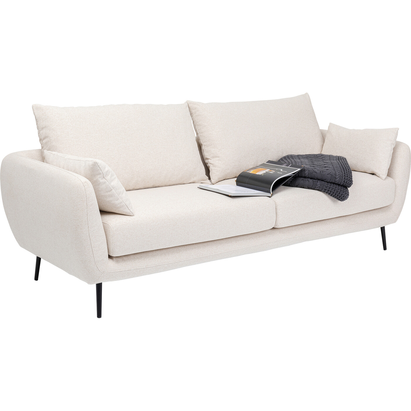 Диван двухместный Amalfi 2-Seater Cream 220 см от KARE Design