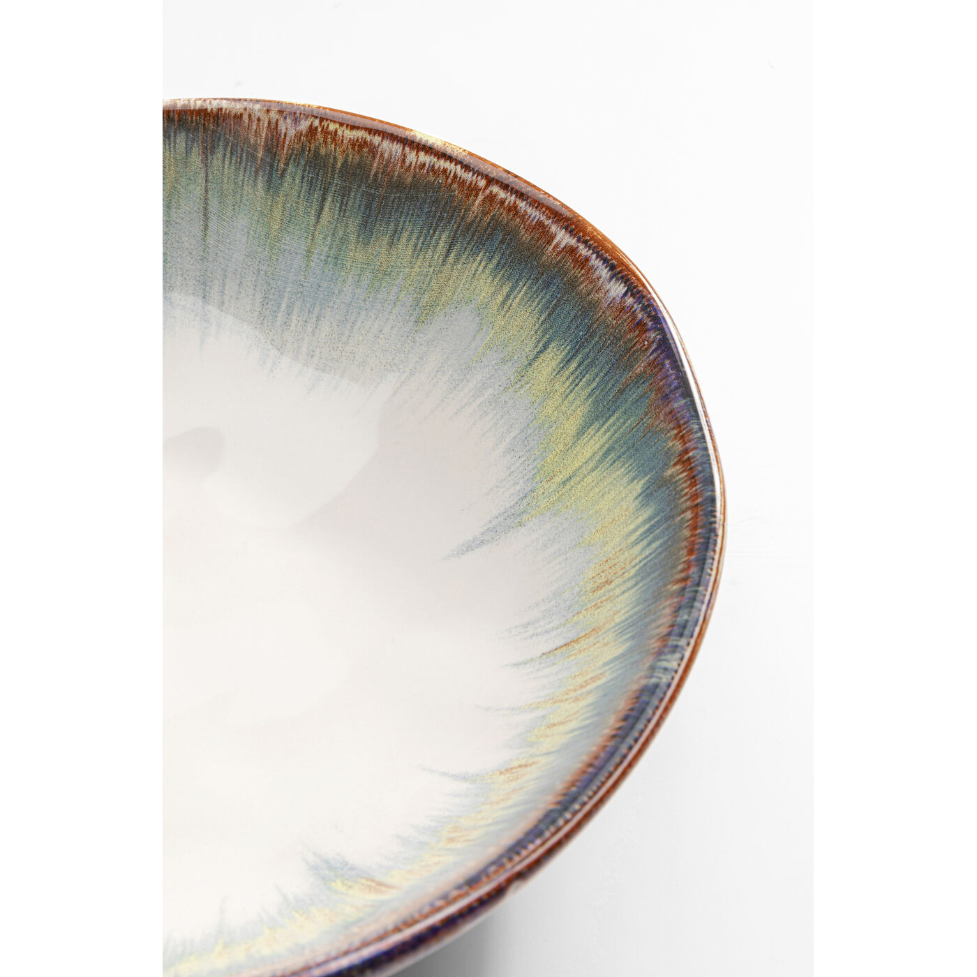 Тарелка глубокая Organic White Blue Ø20 см от KARE Design