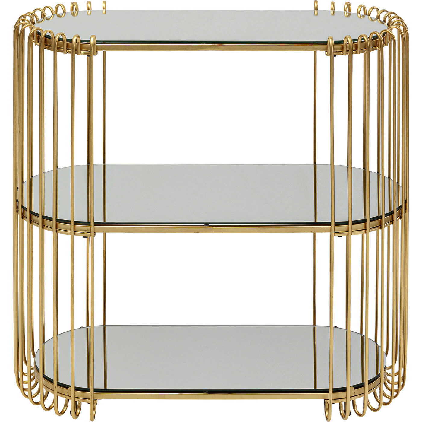 Консоль Wire Brass 81x78 см от KARE Design