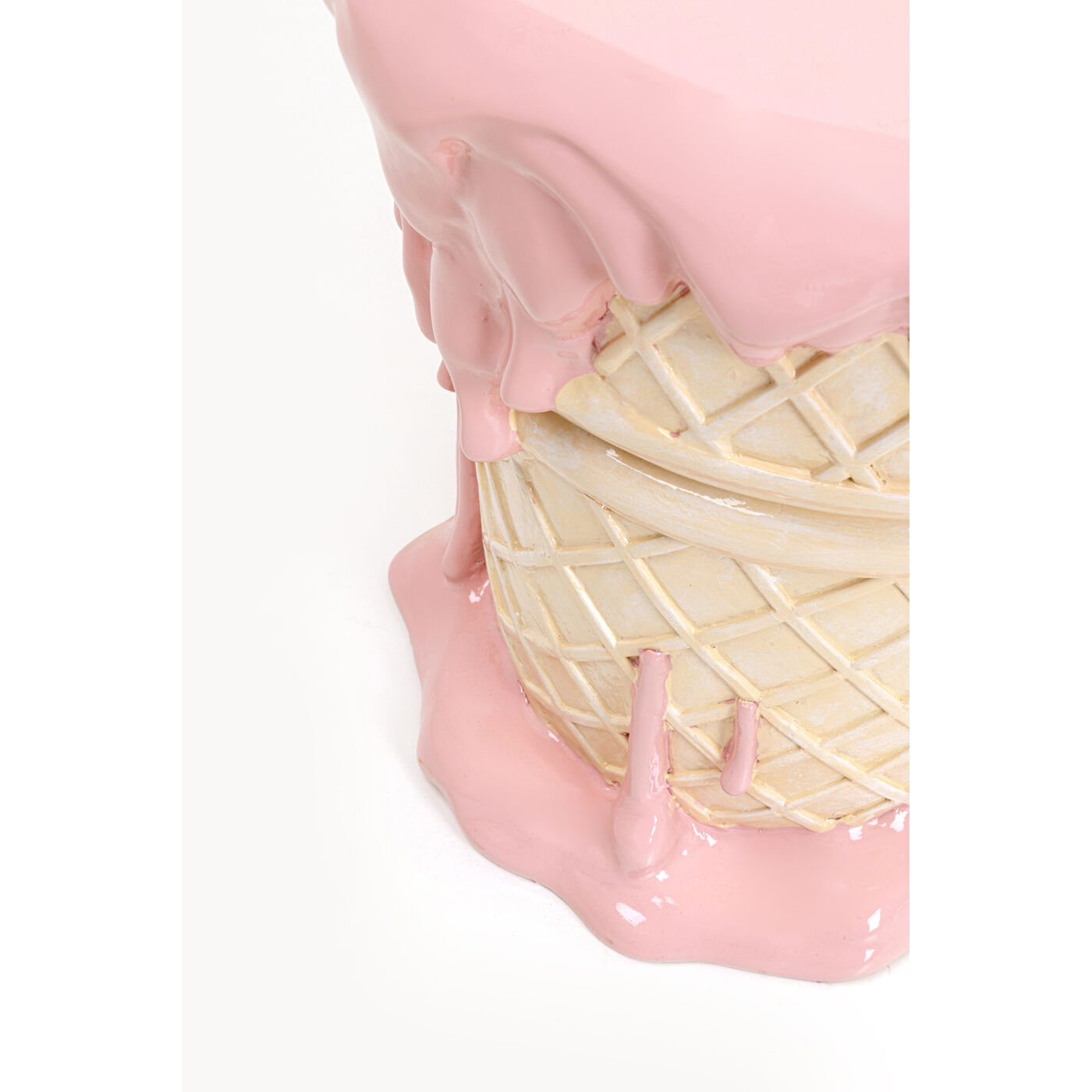 Пуф Ice Cream Pink Ø37cm от KARE Design