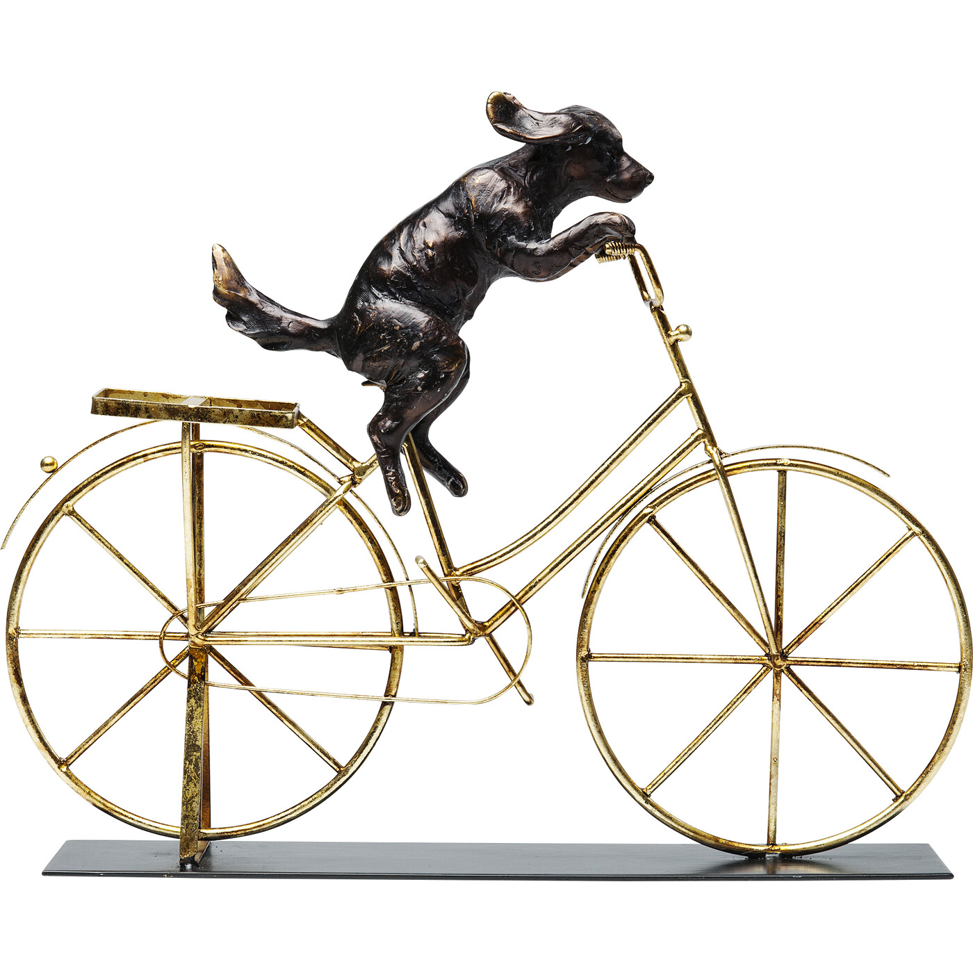 Фигура декоративная Dog With Bicycle «Собака на велосипеде» от KARE Design